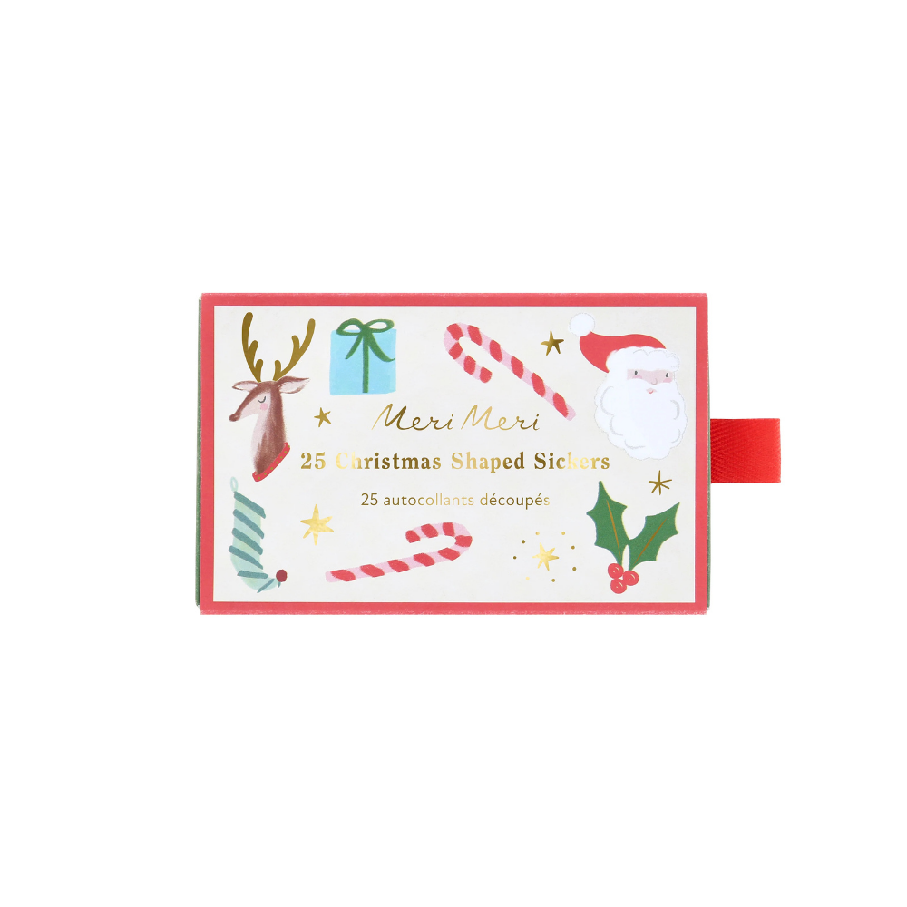 Meri MeriMeri Meri - Yeni Yıl Şekilli Sticker Seti - 25 Adet292128