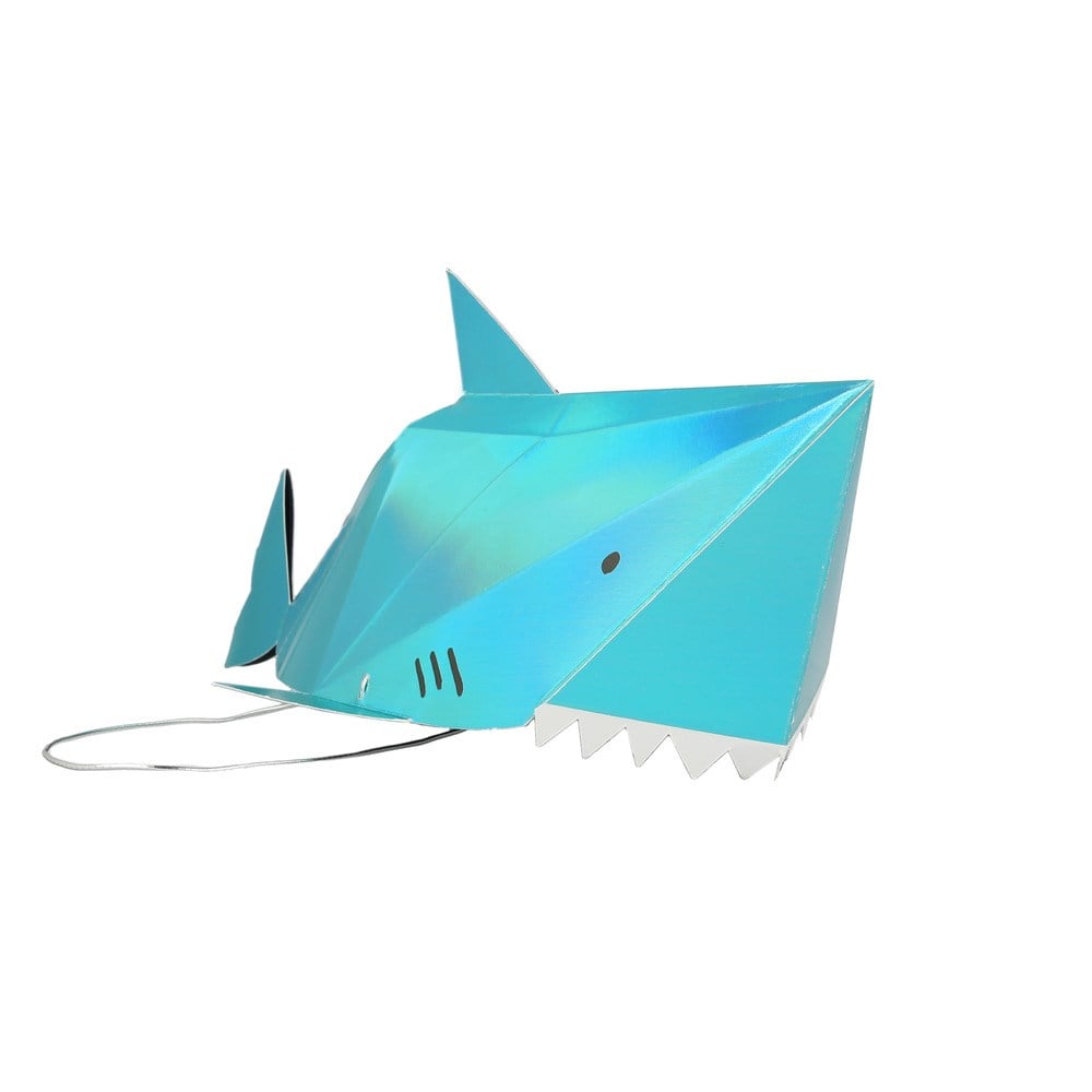 Meri Meri - Shark Hat - Köpekbalığı Şapkalar - 8'li Parti Şapkaları