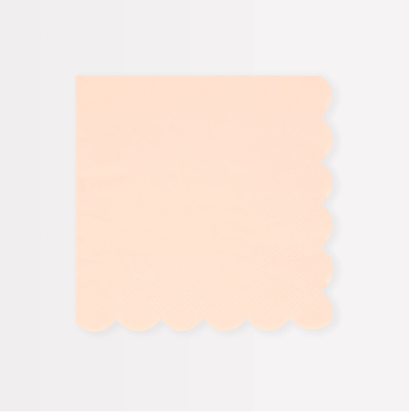 Meri Meri - Ballet Slipper Pink Large Napkins - Bale Point Pembe Peçeteler (x16) Peçeteler