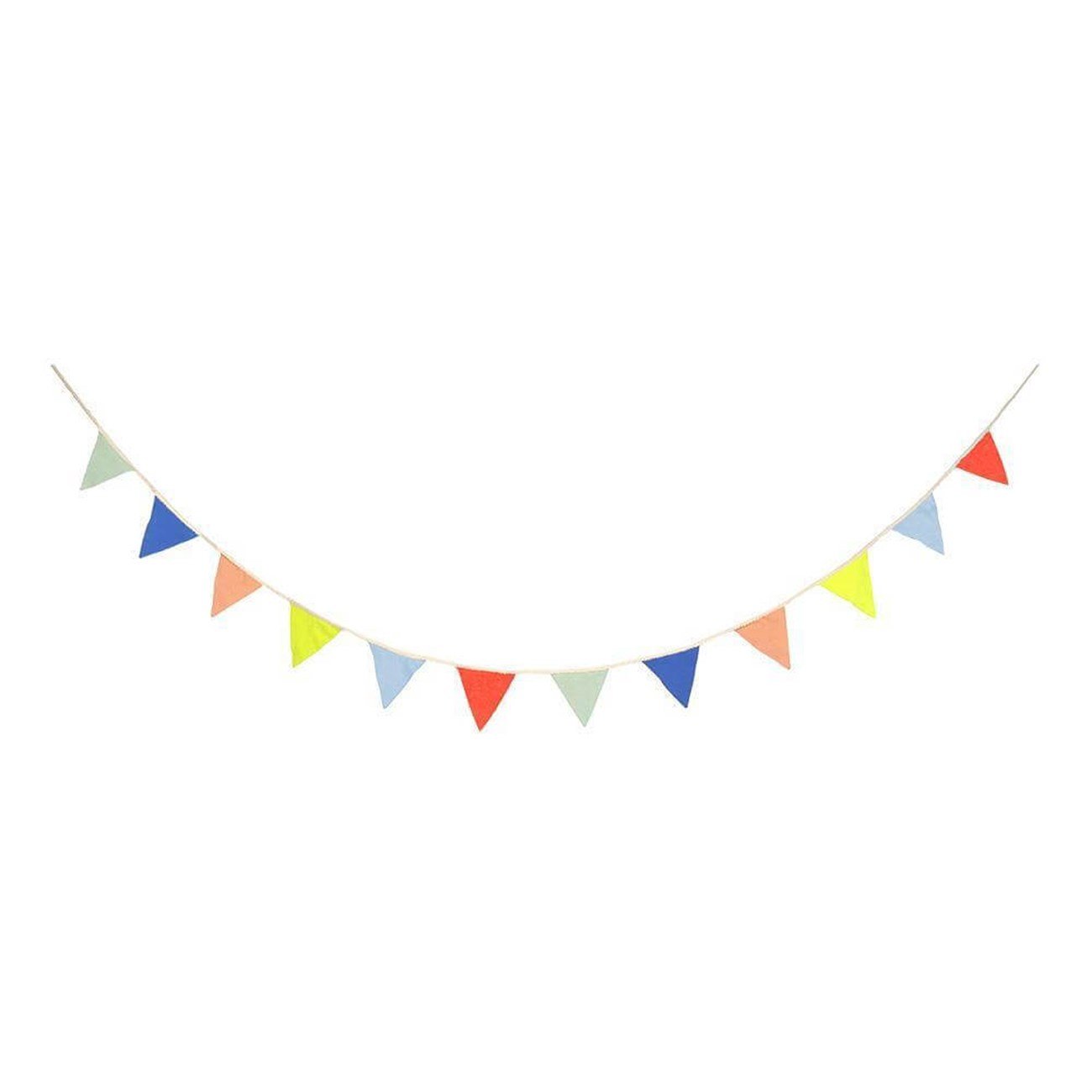 Meri Meri - Multicolor Knitted Flag Garland - Renkli Örme Bayraklar Asılan Süs