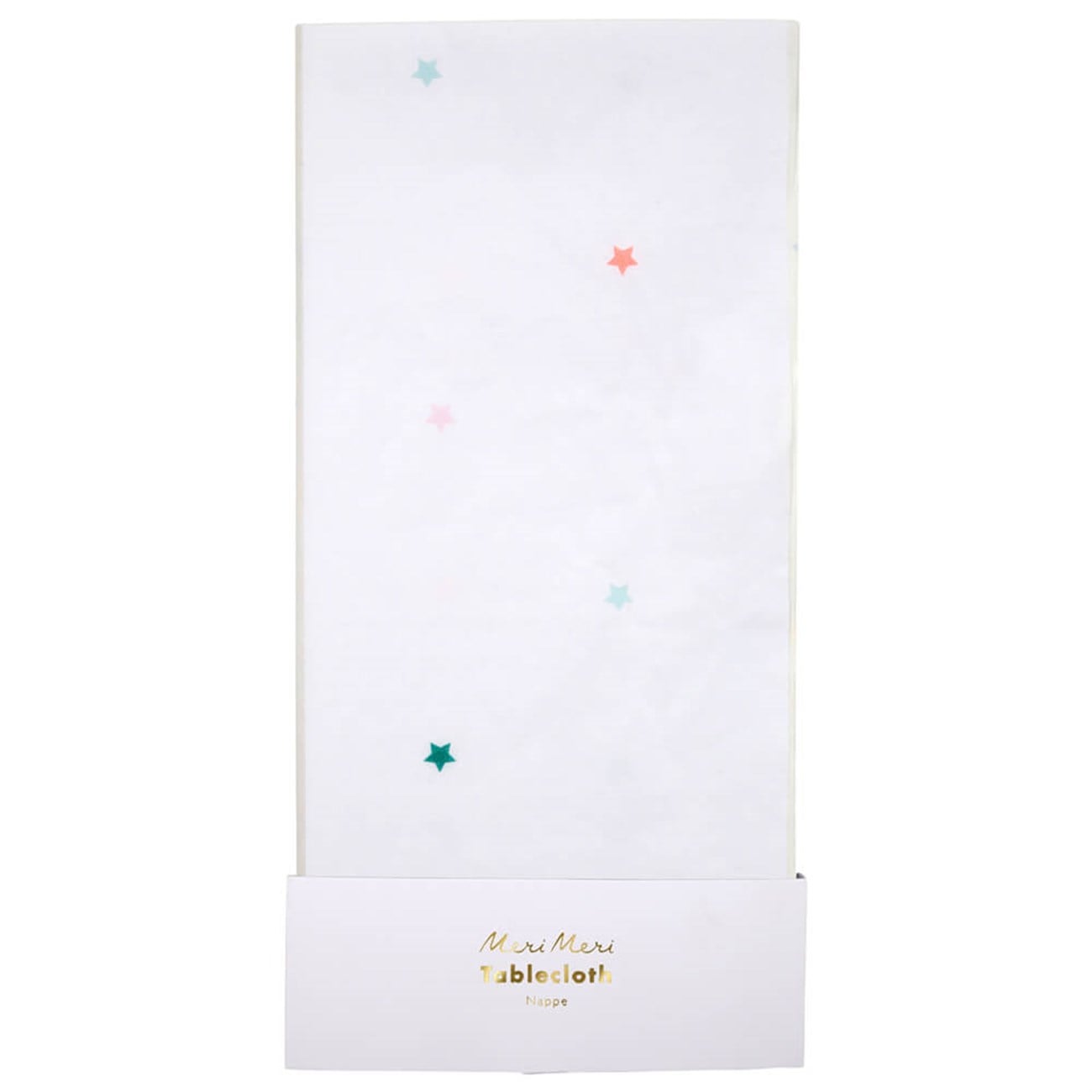 Meri Meri - Rainbow Star Paper Tablecloth - Gökkuşağı Yıldızlı Masa Örtüsü
