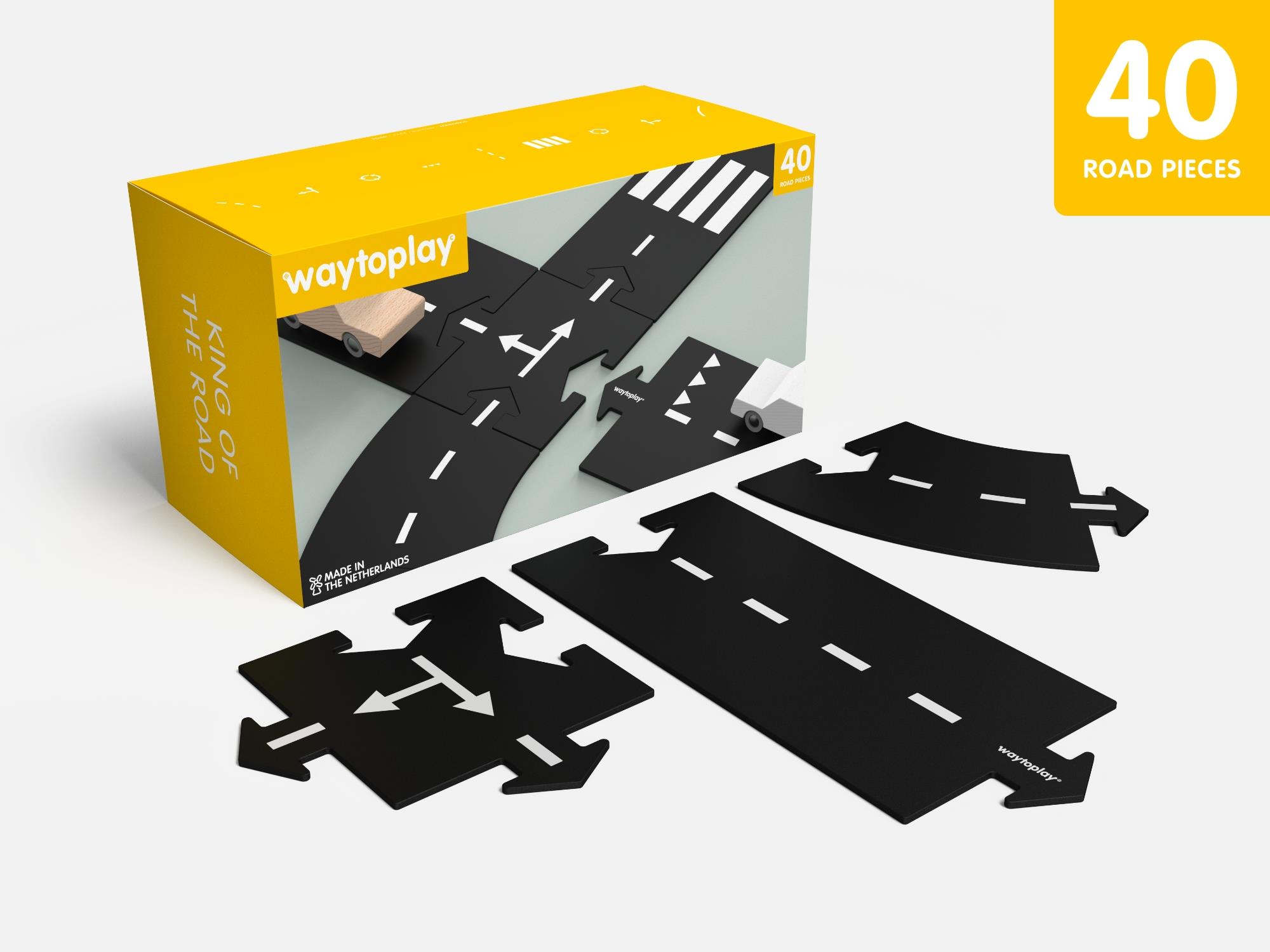 Waytoplay - King of the Road - 40 Parça - 40KR | Karavan Kids