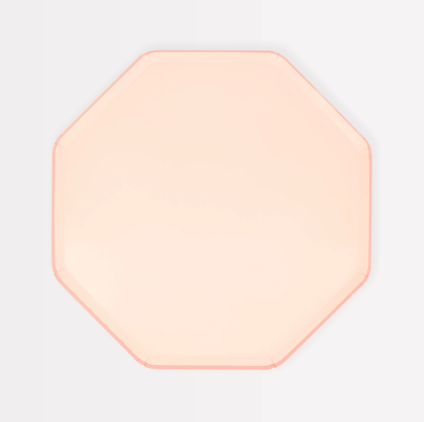 Meri Meri - Ballet Slipper Pink Side Plates - Ballet Rengi Tabaklar (M) (x8) Tabaklar