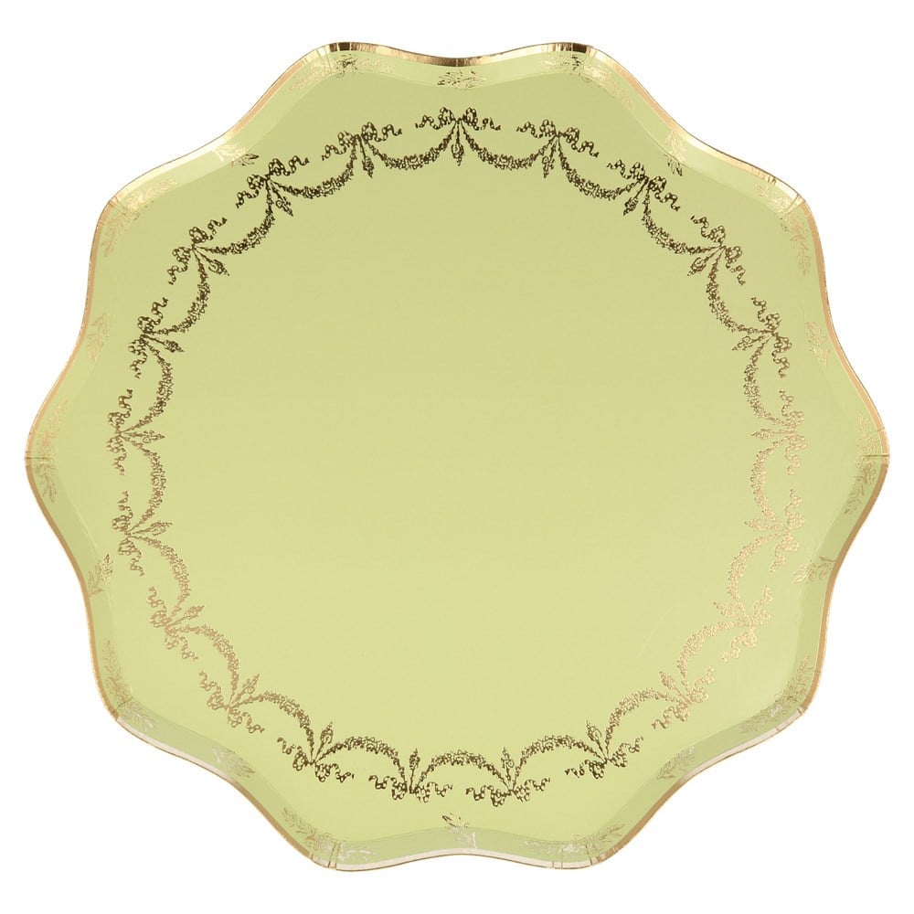 Meri Meri - Ladurée Paris Dinner Plates - Ladurée Paris Tabaklar - L - 8'li Tabaklar