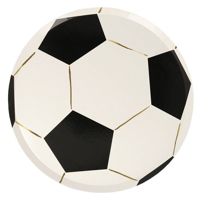 Meri Meri - Soccer Plates - Futbol Tabaklar - 8'li Tabaklar