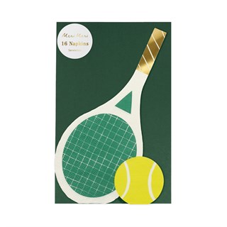Meri Meri - Tennis Napkins - Tenis Peçeteler - 16'lı Peçeteler