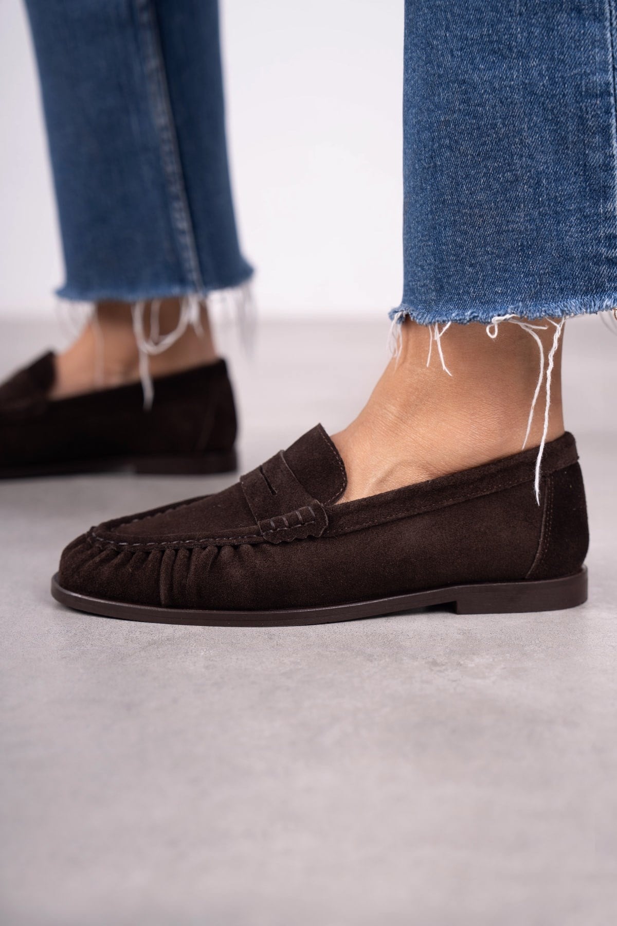 ALEX LOAFER KOYU KAHVE SÜET