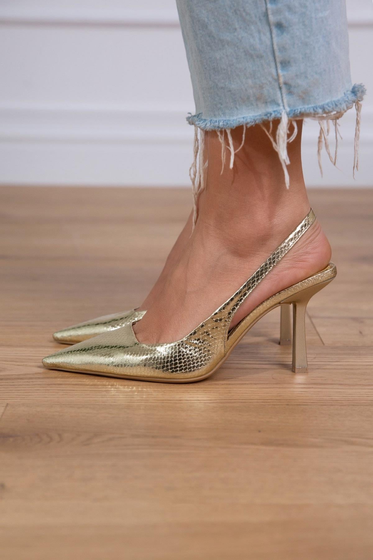 APRİL ALTIN AYAKKABI ALTIN