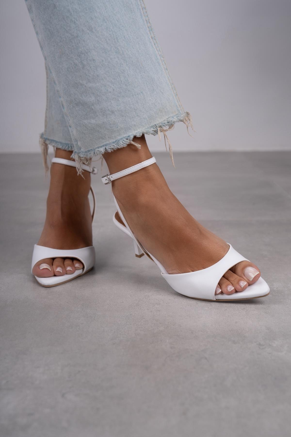 ASHLEY BEYAZ DERİ AYAKKABI BEYAZ DERİ