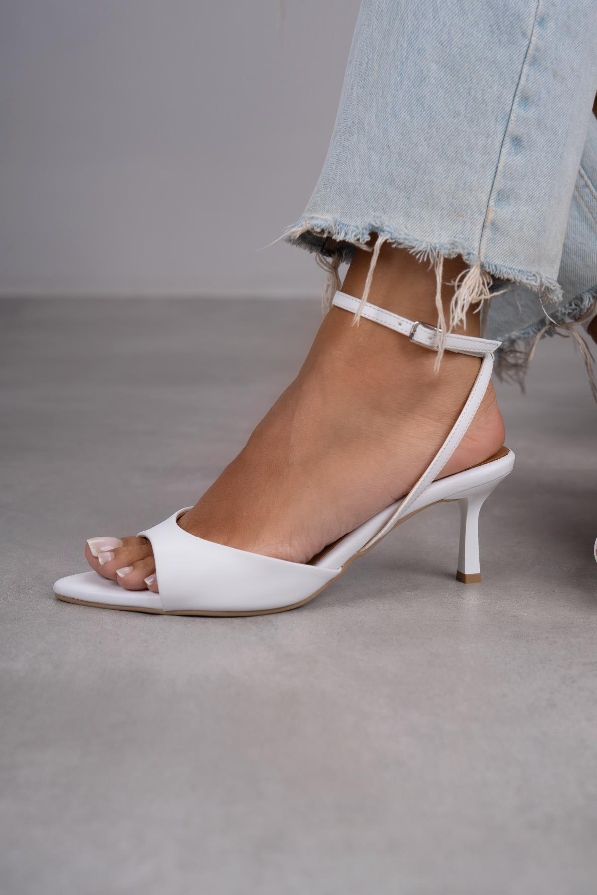 ASHLEY BEYAZ DERİ AYAKKABI BEYAZ DERİ