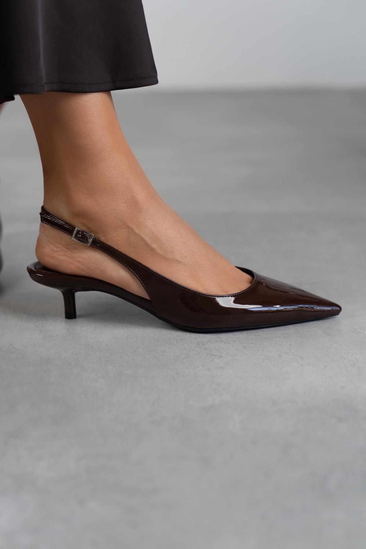 AURA KAHVE RUGAN AYAKKABI KAHVE