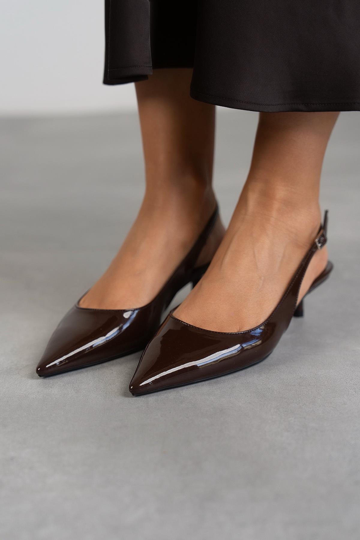 AURA KAHVE RUGAN AYAKKABI KAHVE