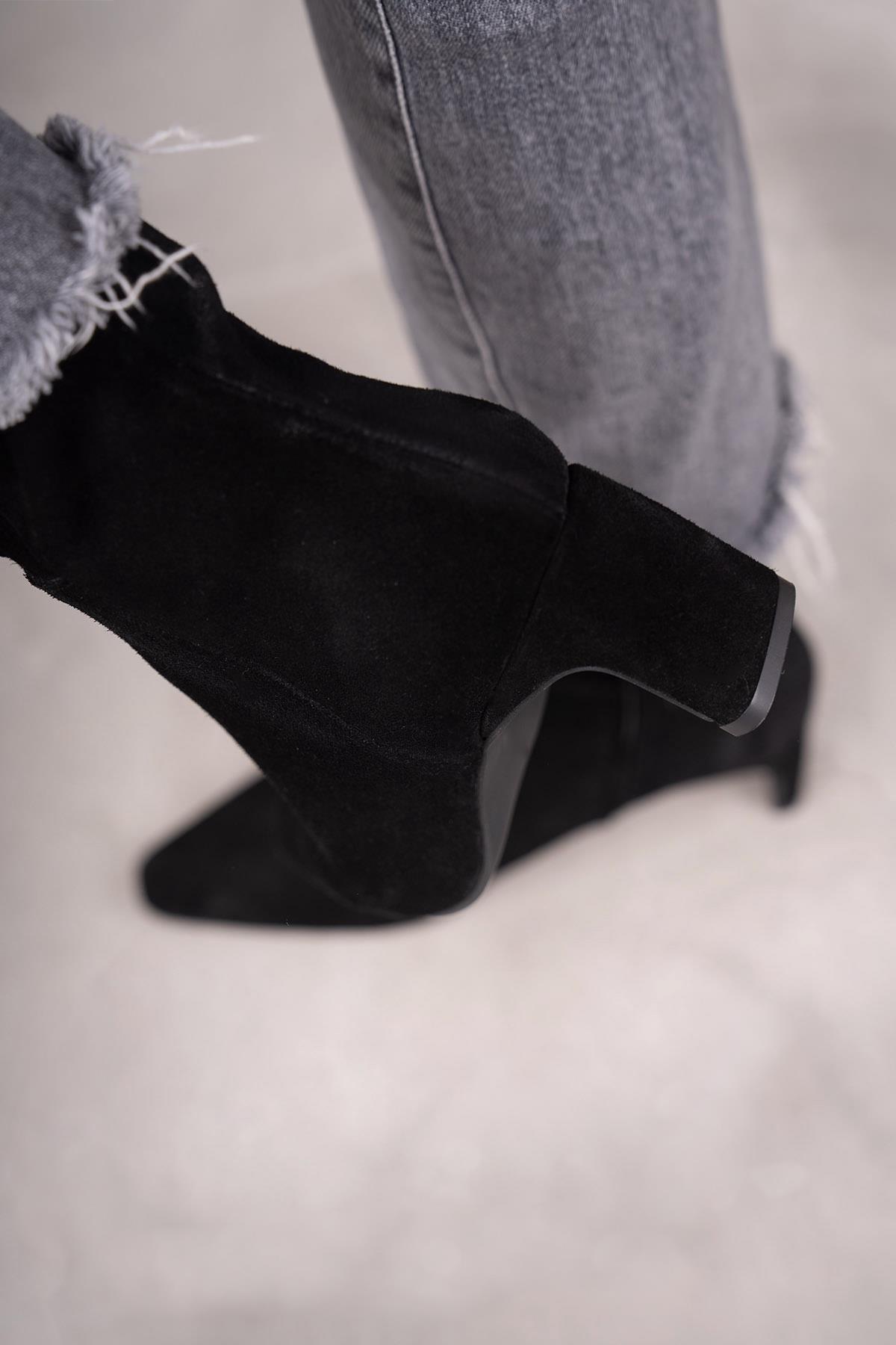 BEST SİYAH SÜET BOT SİYAH SÜET