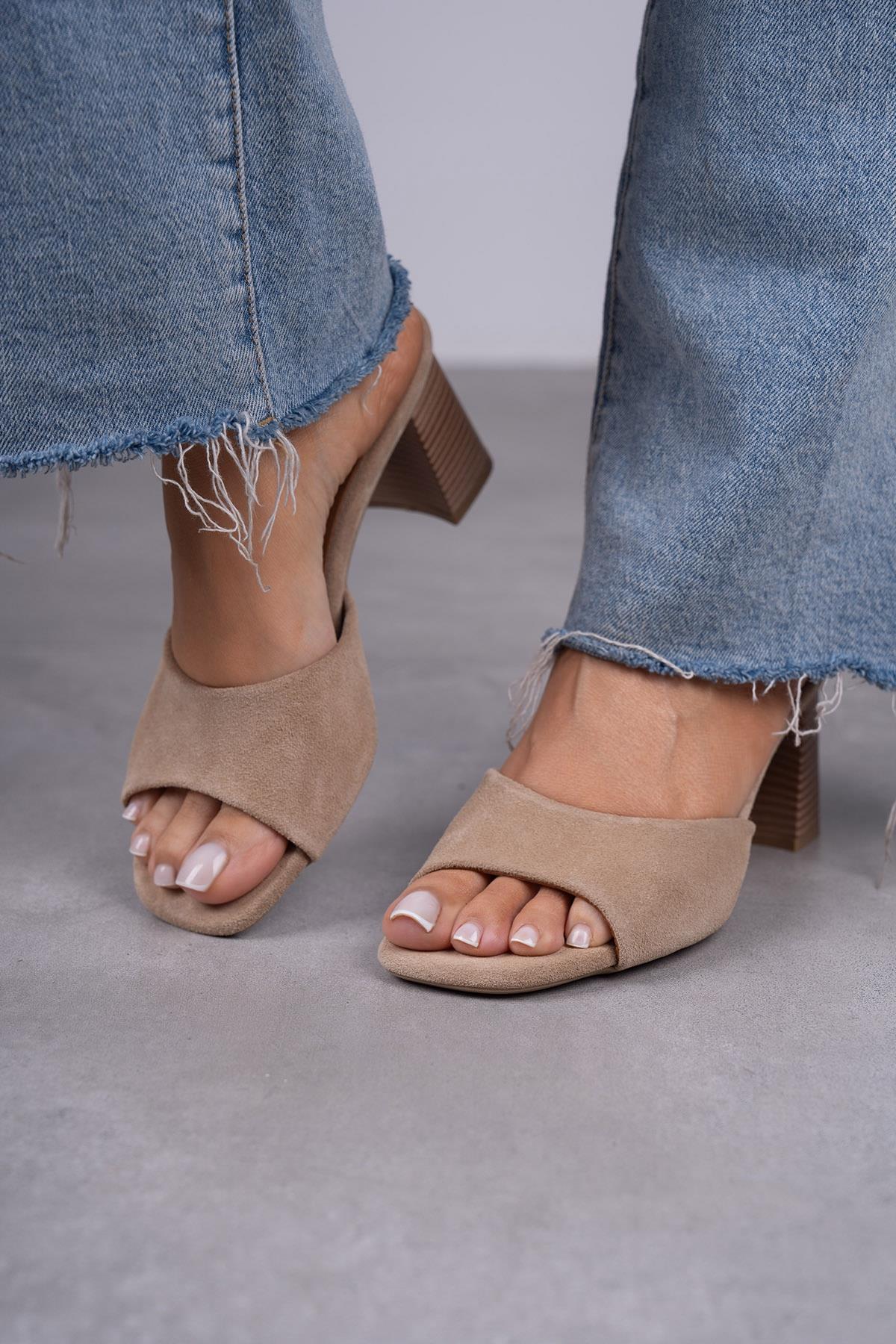 BLOCK BEJ SÜET TERLİK BEJ SÜET