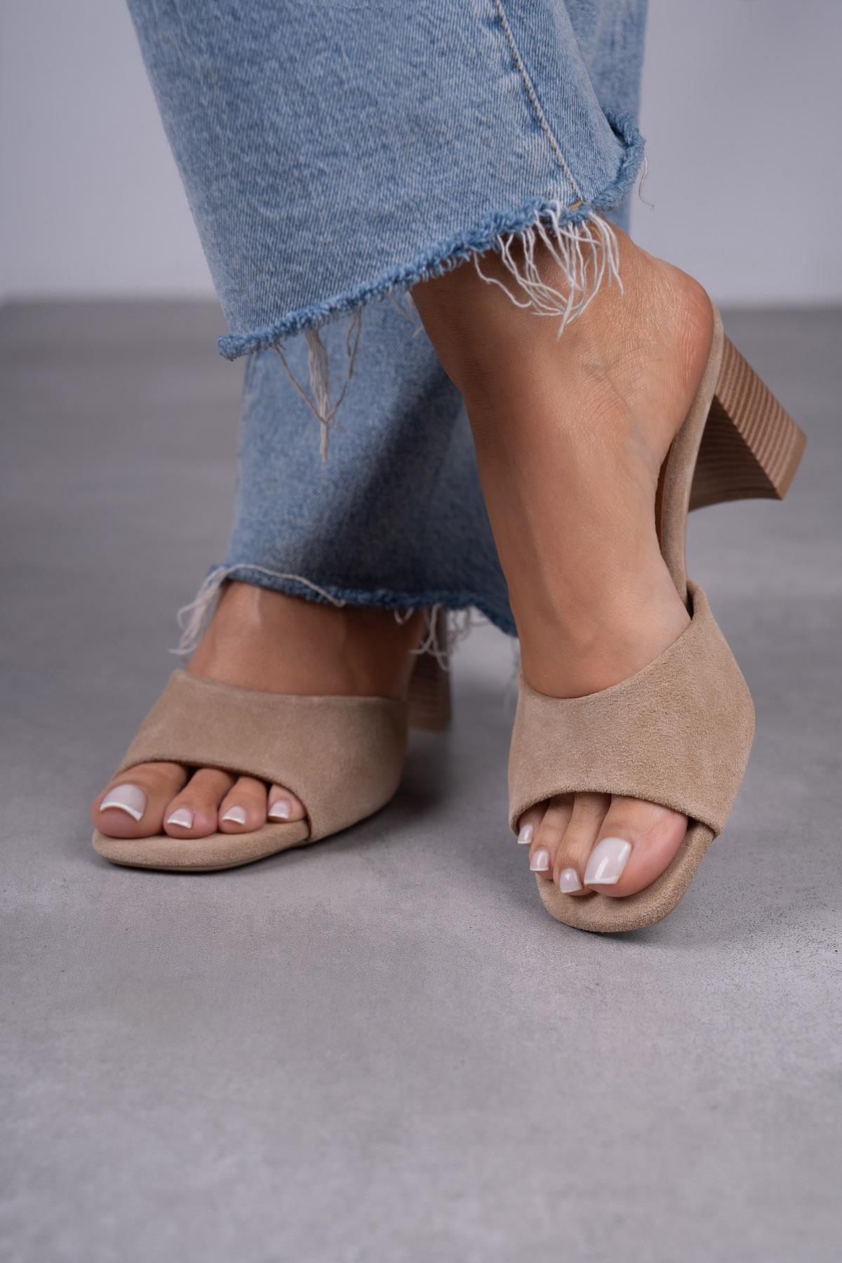 BLOCK BEJ SÜET TERLİK BEJ SÜET