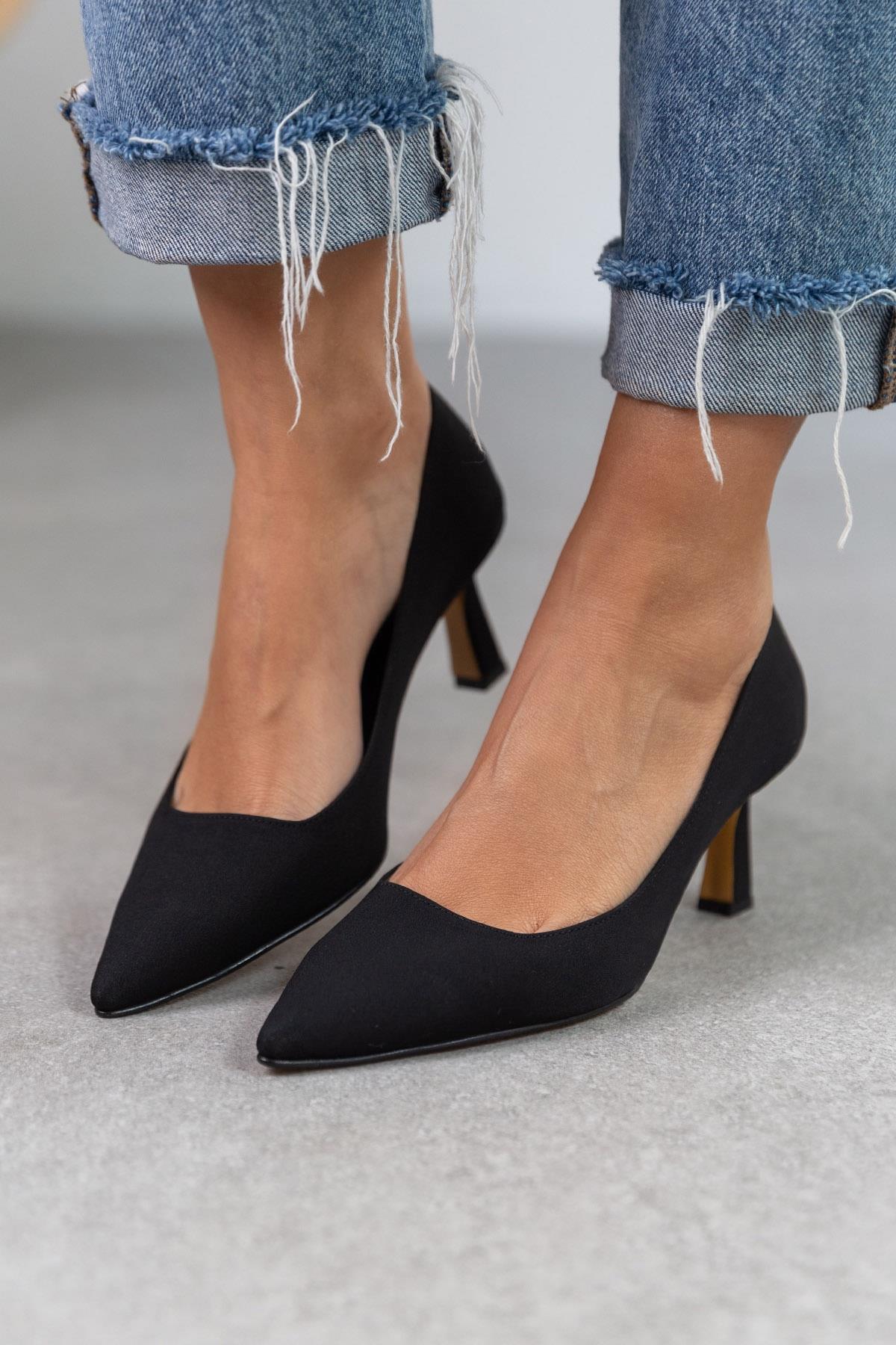 BLUSH SİYAH STİLETTO SİYAH