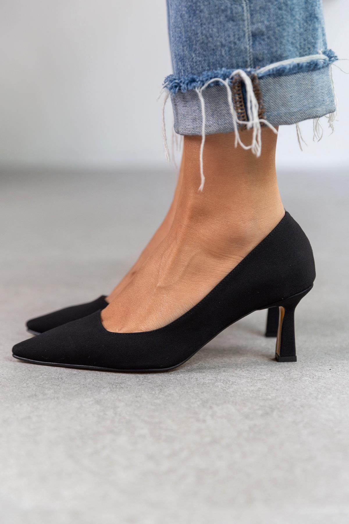 BLUSH SİYAH STİLETTO SİYAH