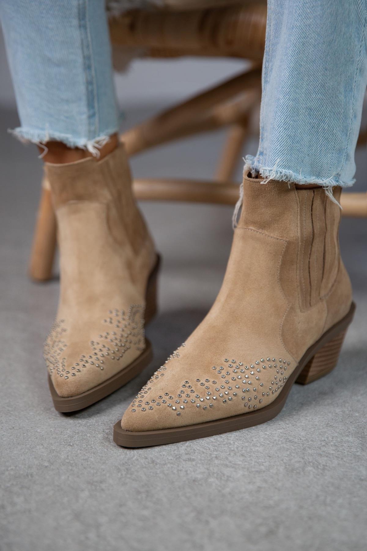 BOBCAT BEJ SÜET KOVBOY BEJ SÜET