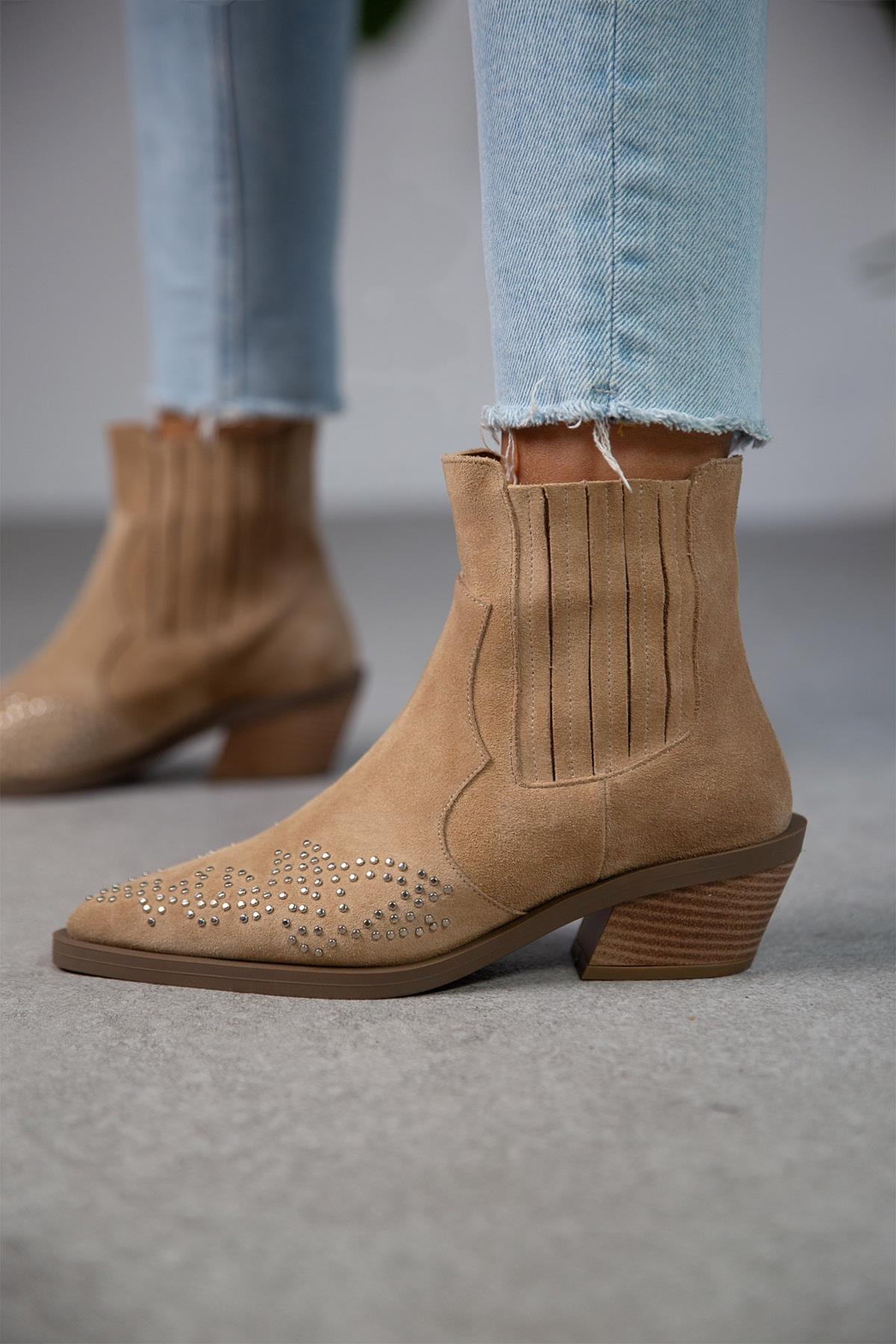 BOBCAT BEJ SÜET KOVBOY BEJ SÜET