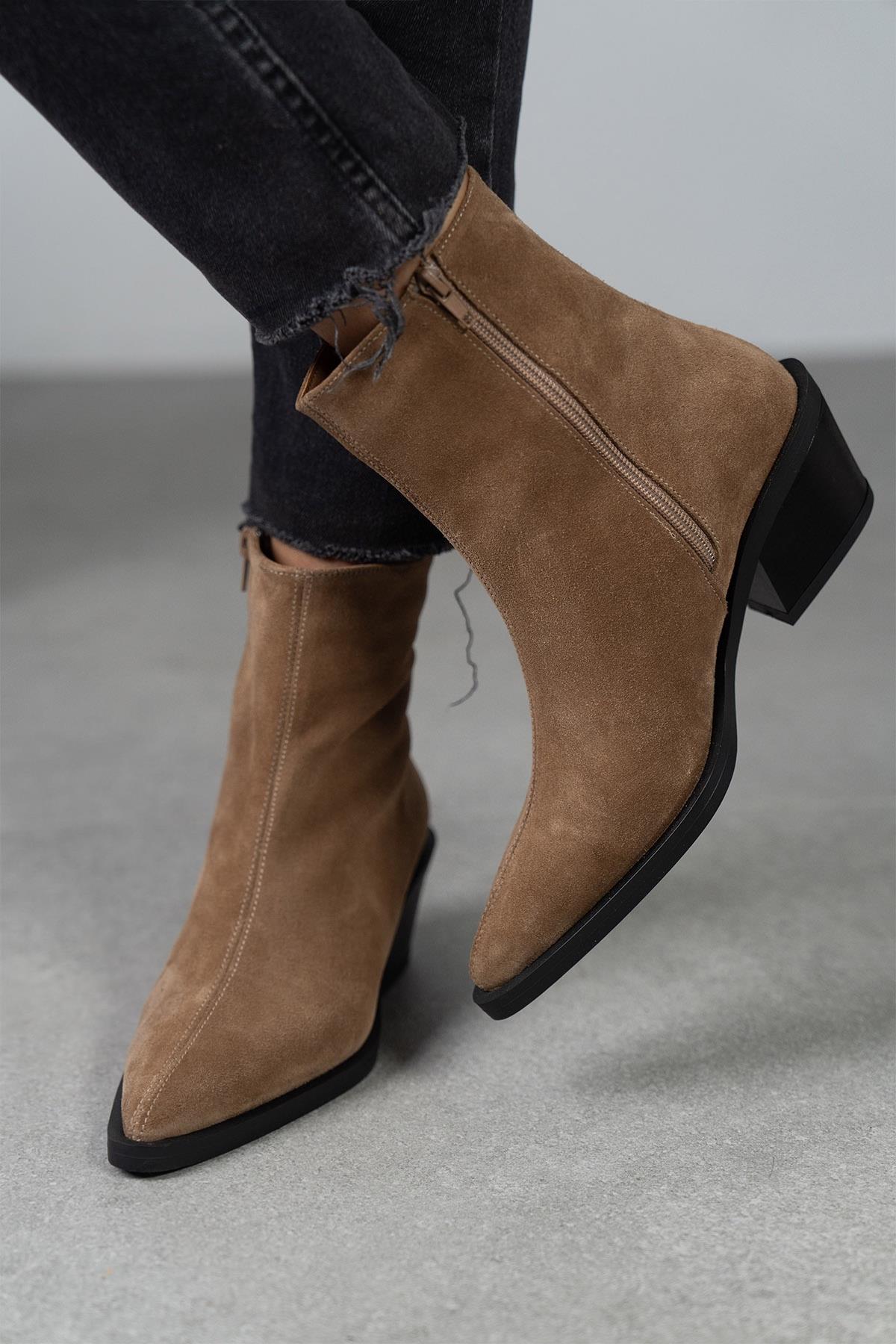 BONNY AÇIK KAHVE SÜET BOT KAHVE