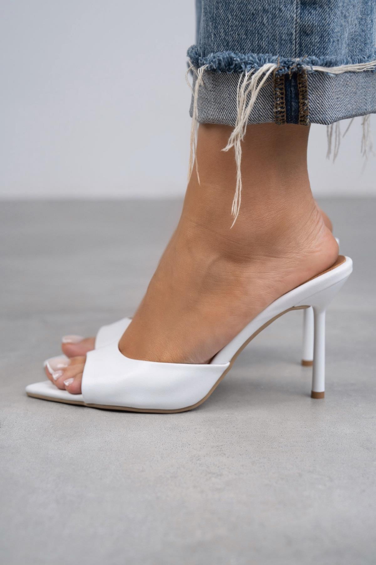 CARMEN BEYAZ DERİ TERLİK BEYAZ DERİ