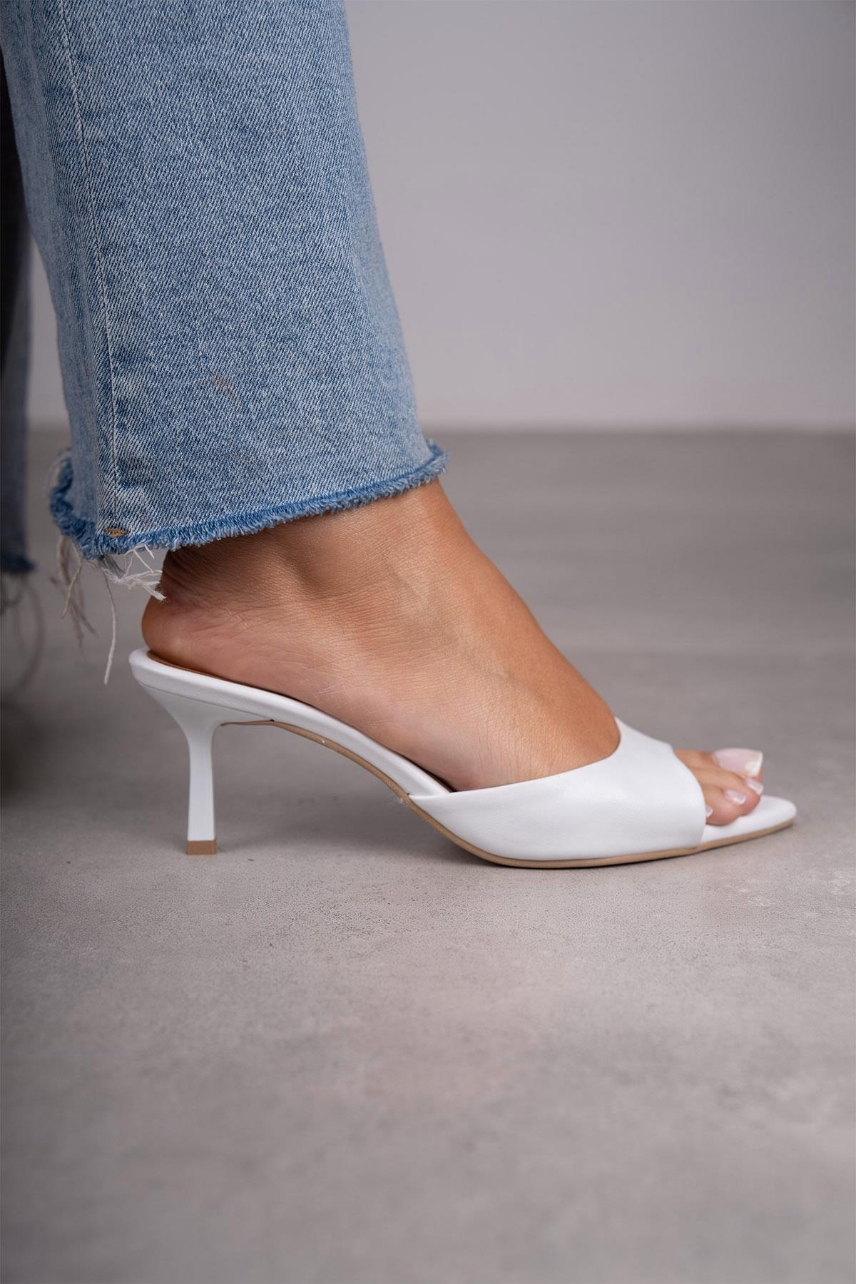 CLARA BEYAZ DERİ TERLİK BEYAZ DERİ