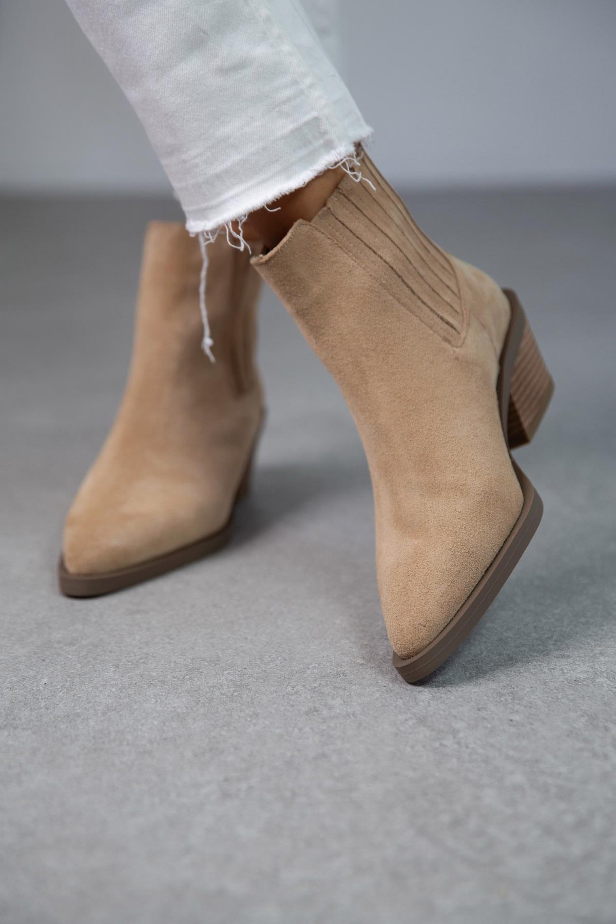 DEEP BEJ SÜET KOVBOY BEJ SÜET