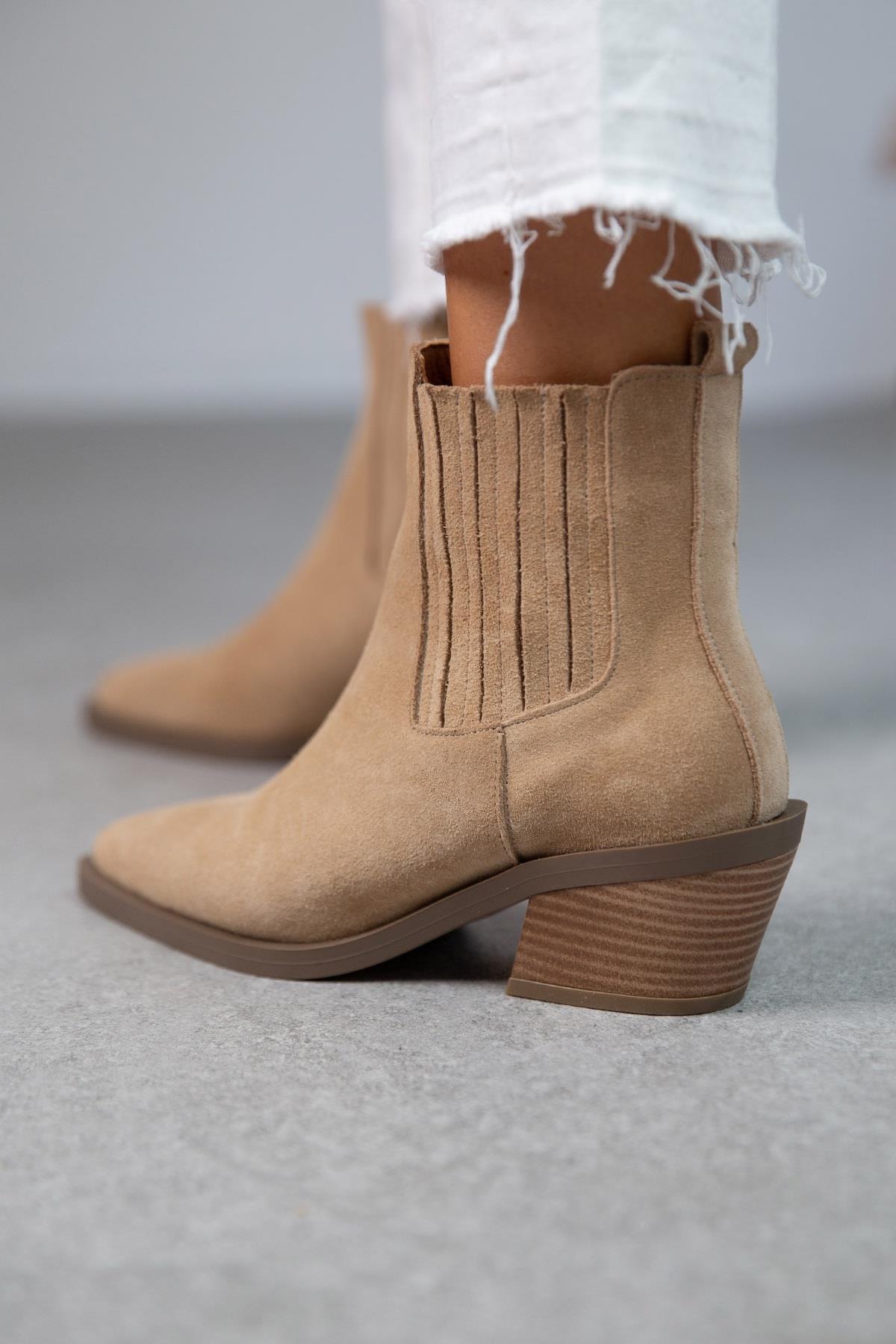 DEEP BEJ SÜET KOVBOY BEJ SÜET