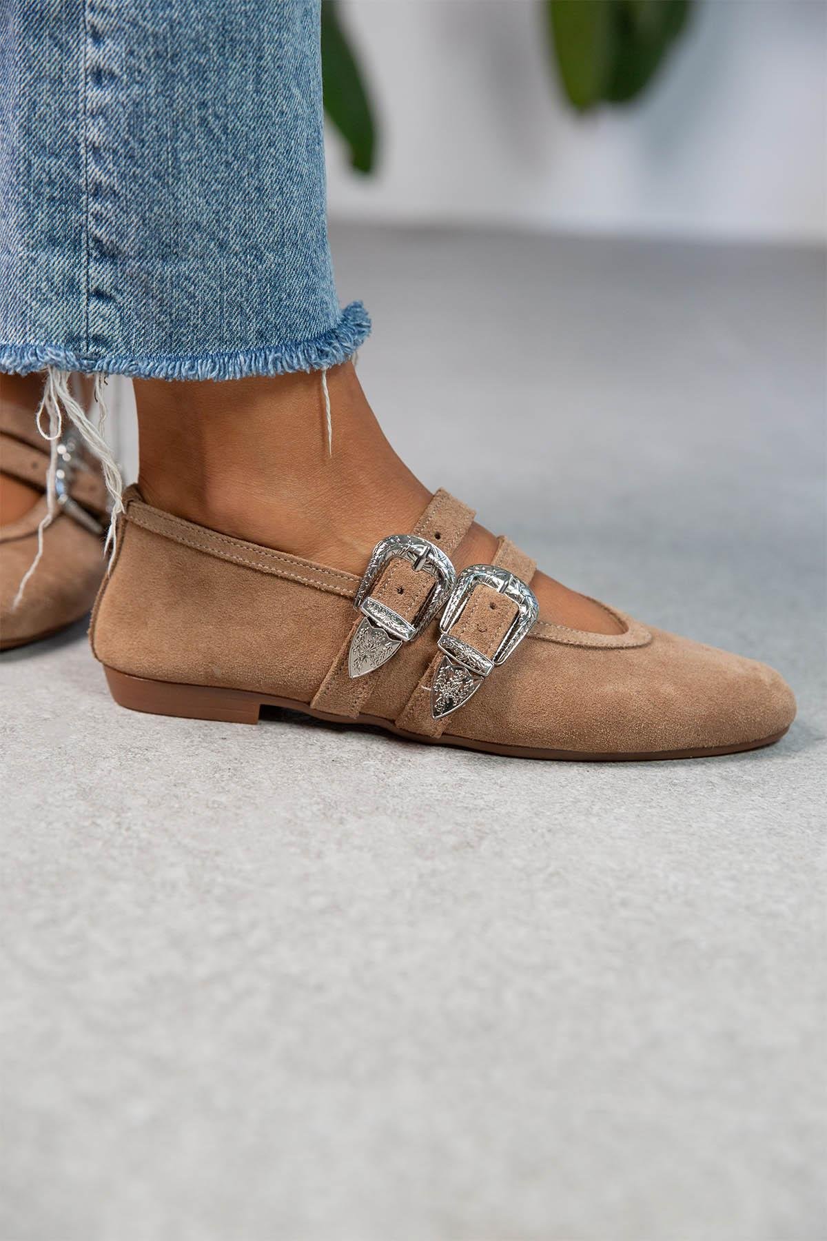 DESERT AÇIK KAHVE SÜET BABET KAHVE