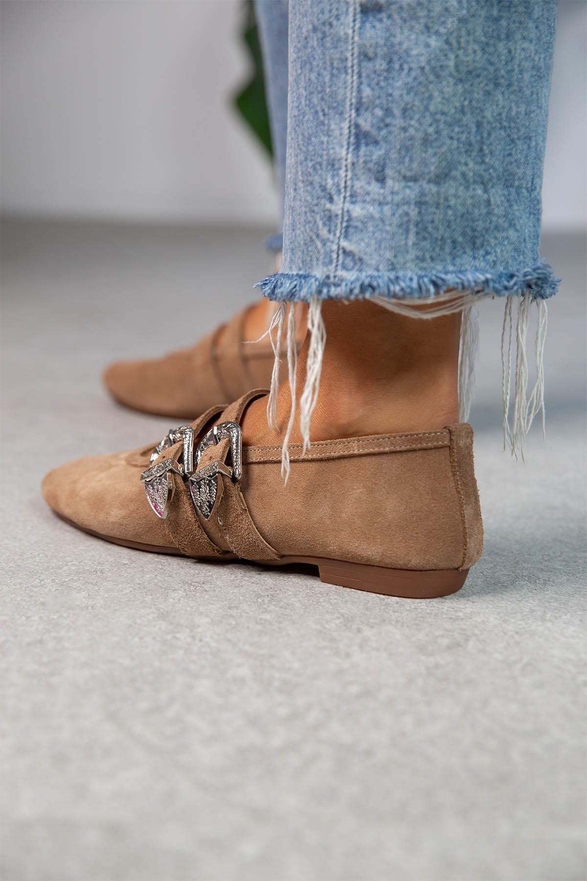 DESERT AÇIK KAHVE SÜET BABET KAHVE