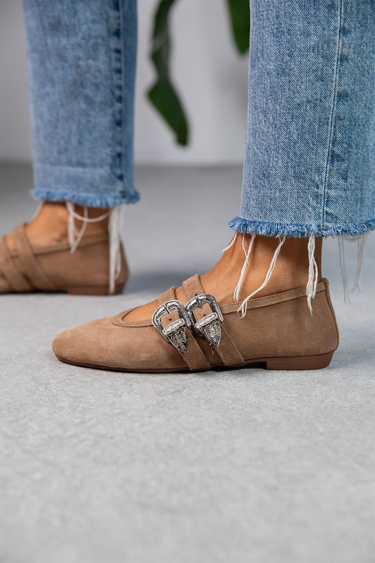 DESERT AÇIK KAHVE SÜET BABET KAHVE