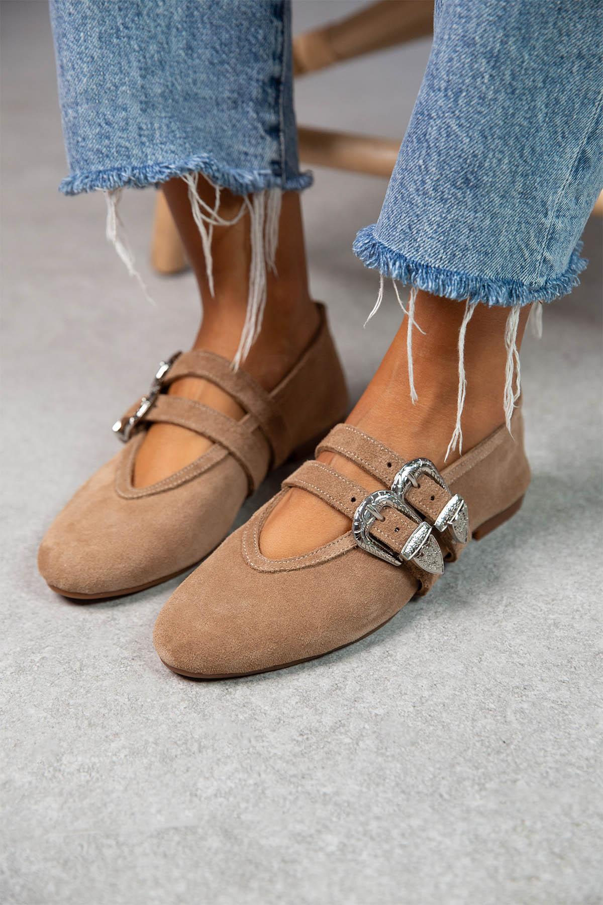 DESERT AÇIK KAHVE SÜET BABET KAHVE