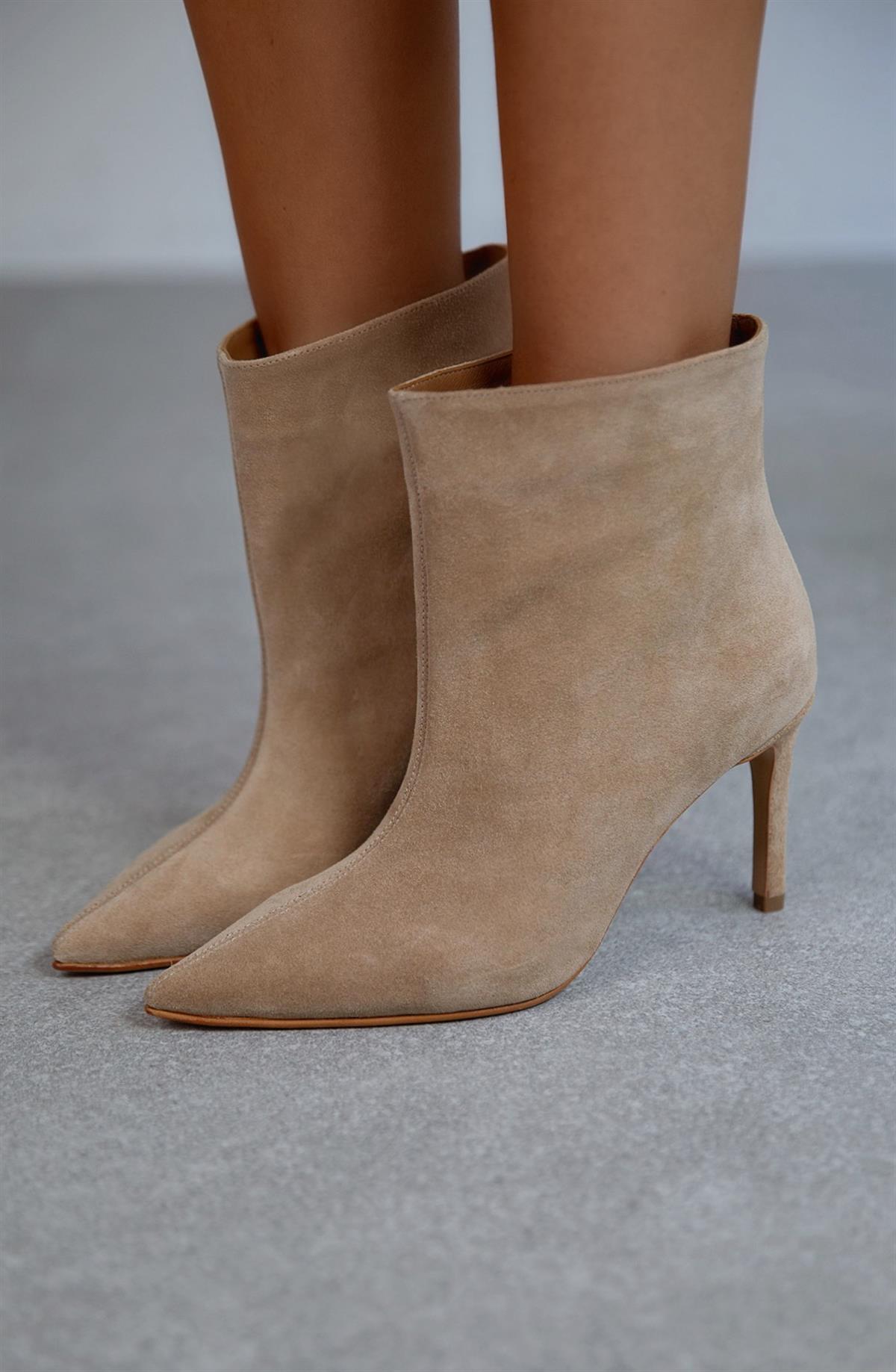 ELECTRA BEJ SÜET BOT BEJ SÜET