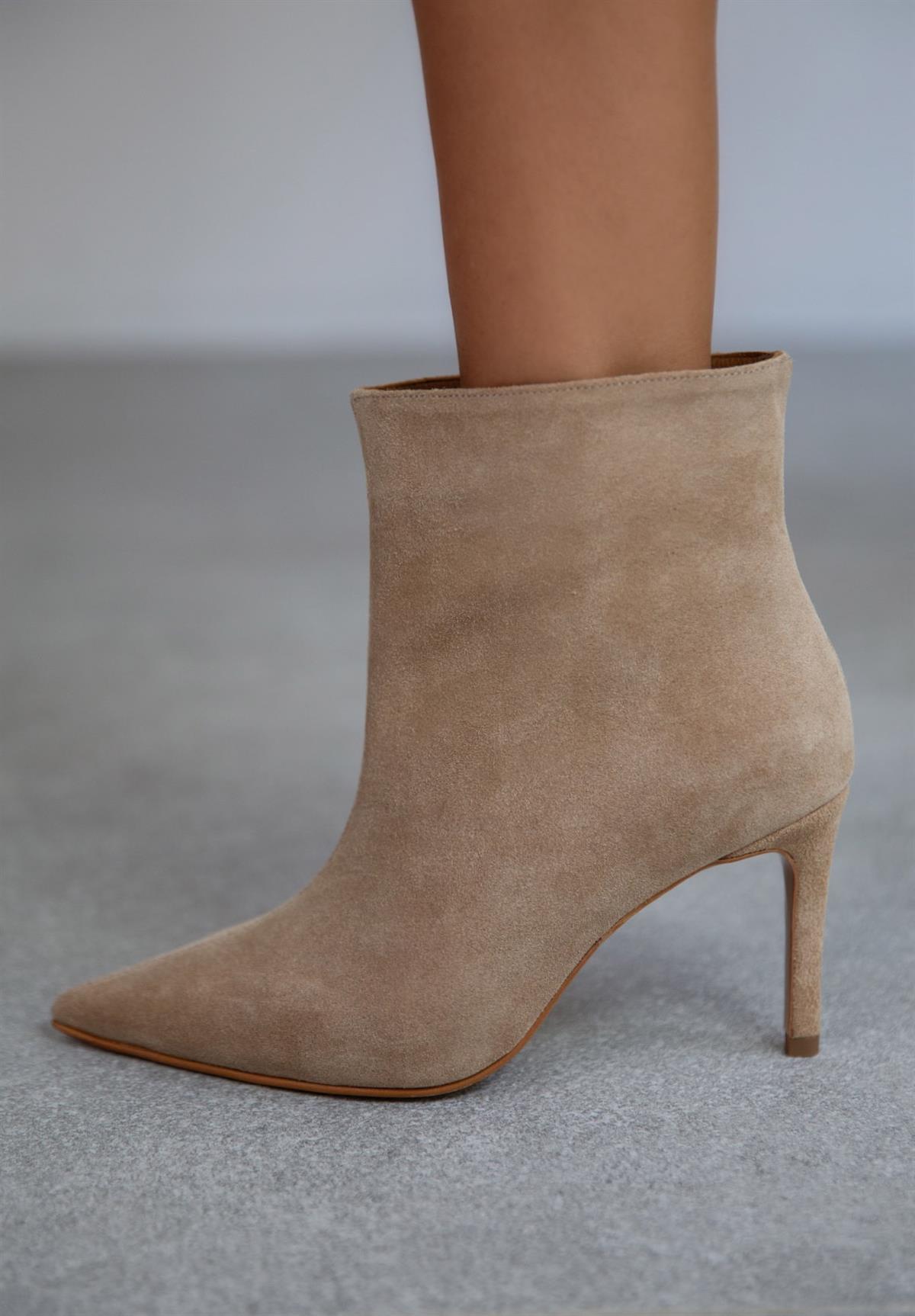 ELECTRA BEJ SÜET BOT BEJ SÜET