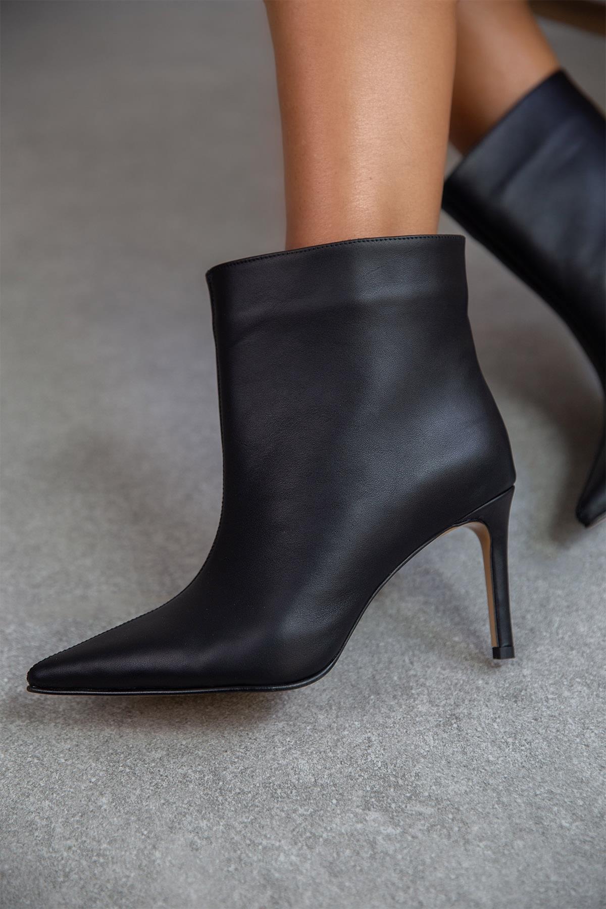 ELECTRA SİYAH DERİ BOT SİYAH DERİ