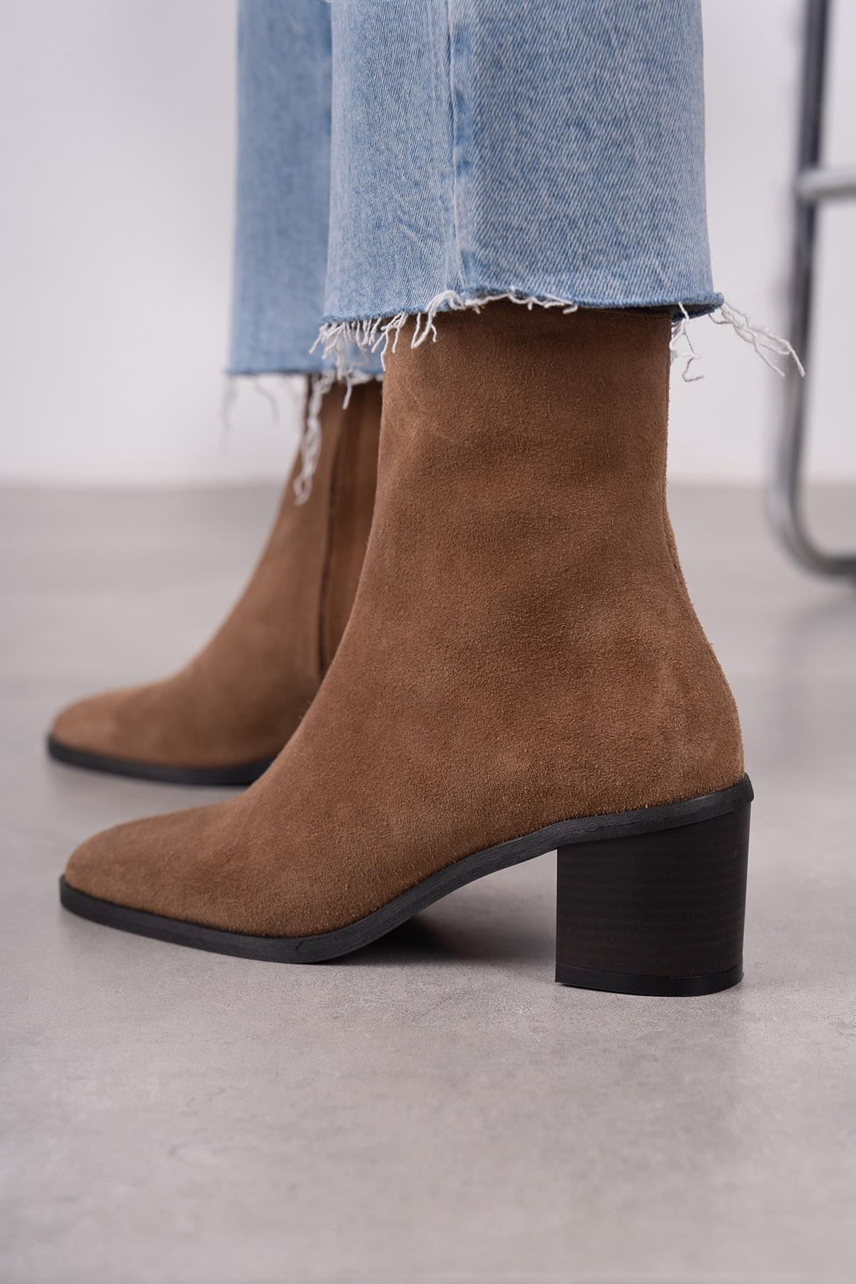 ELENOR AÇIK KAHVE SÜET BOT KAHVE