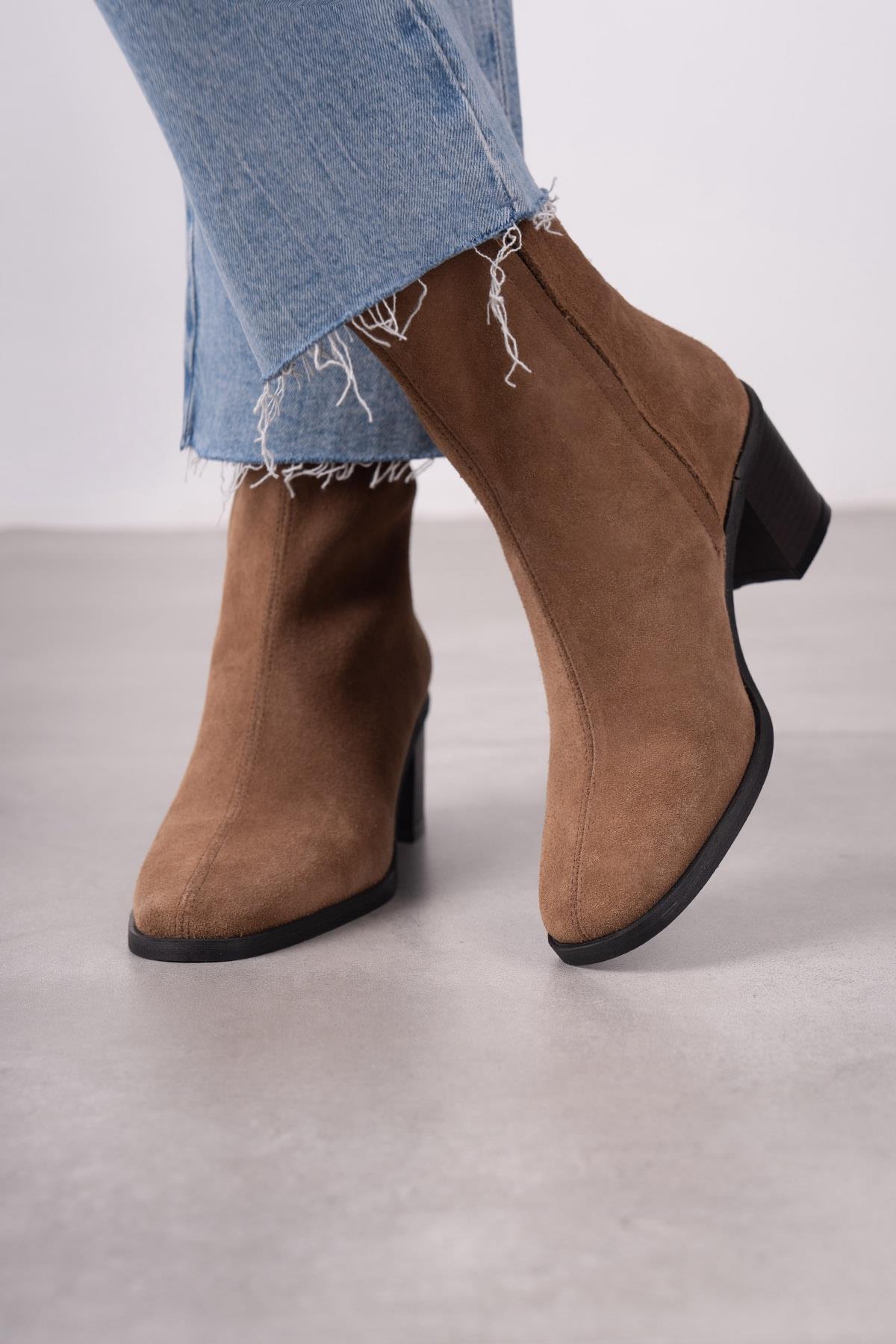 ELENOR AÇIK KAHVE SÜET BOT KAHVE