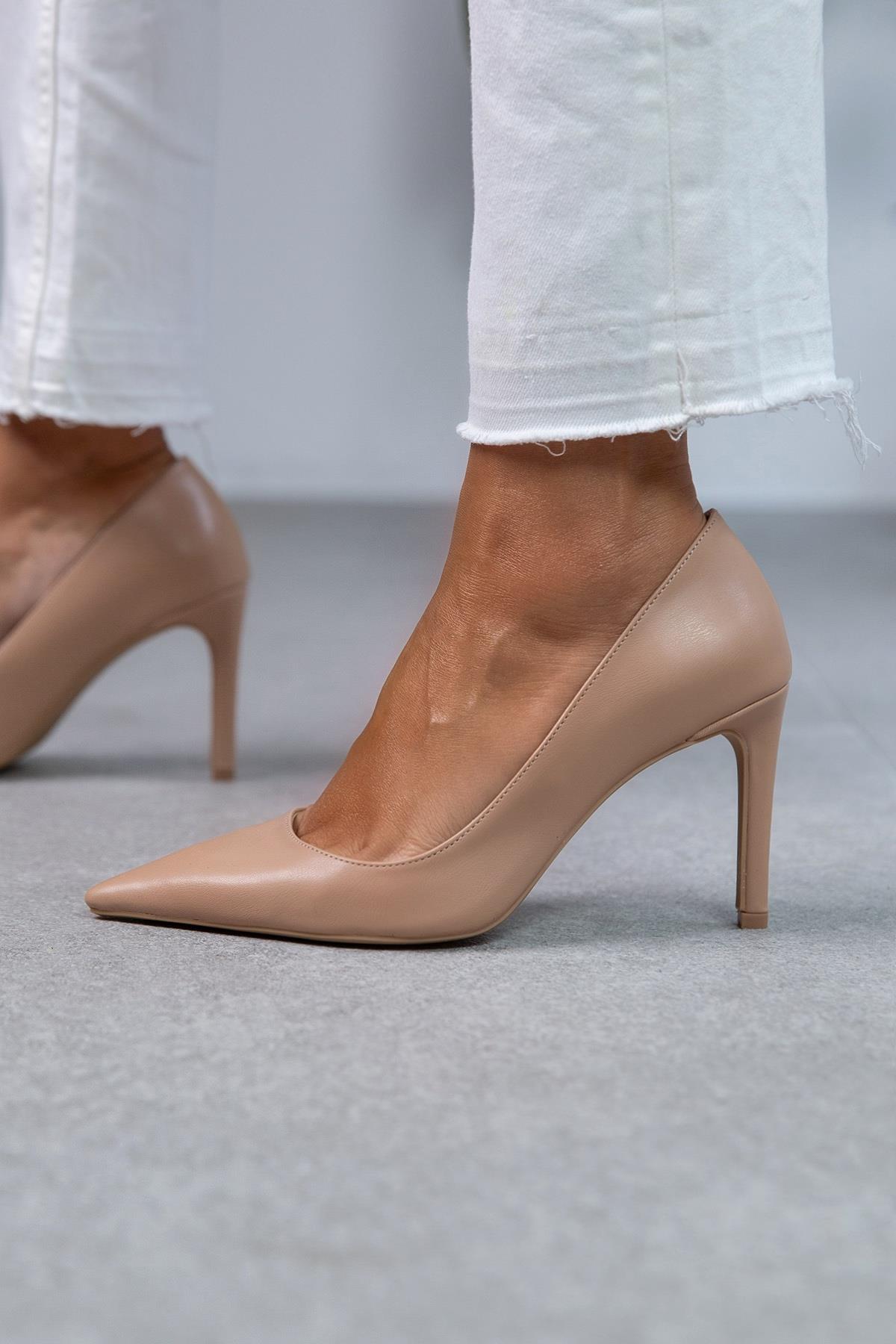ELY NUDE STİLETTO TEN DERİ