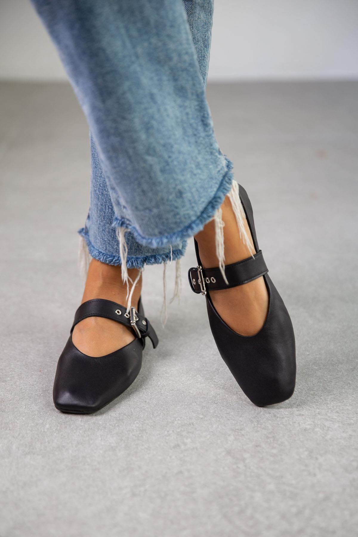 FOX SİYAH DERİ BABET SİYAH DERİ