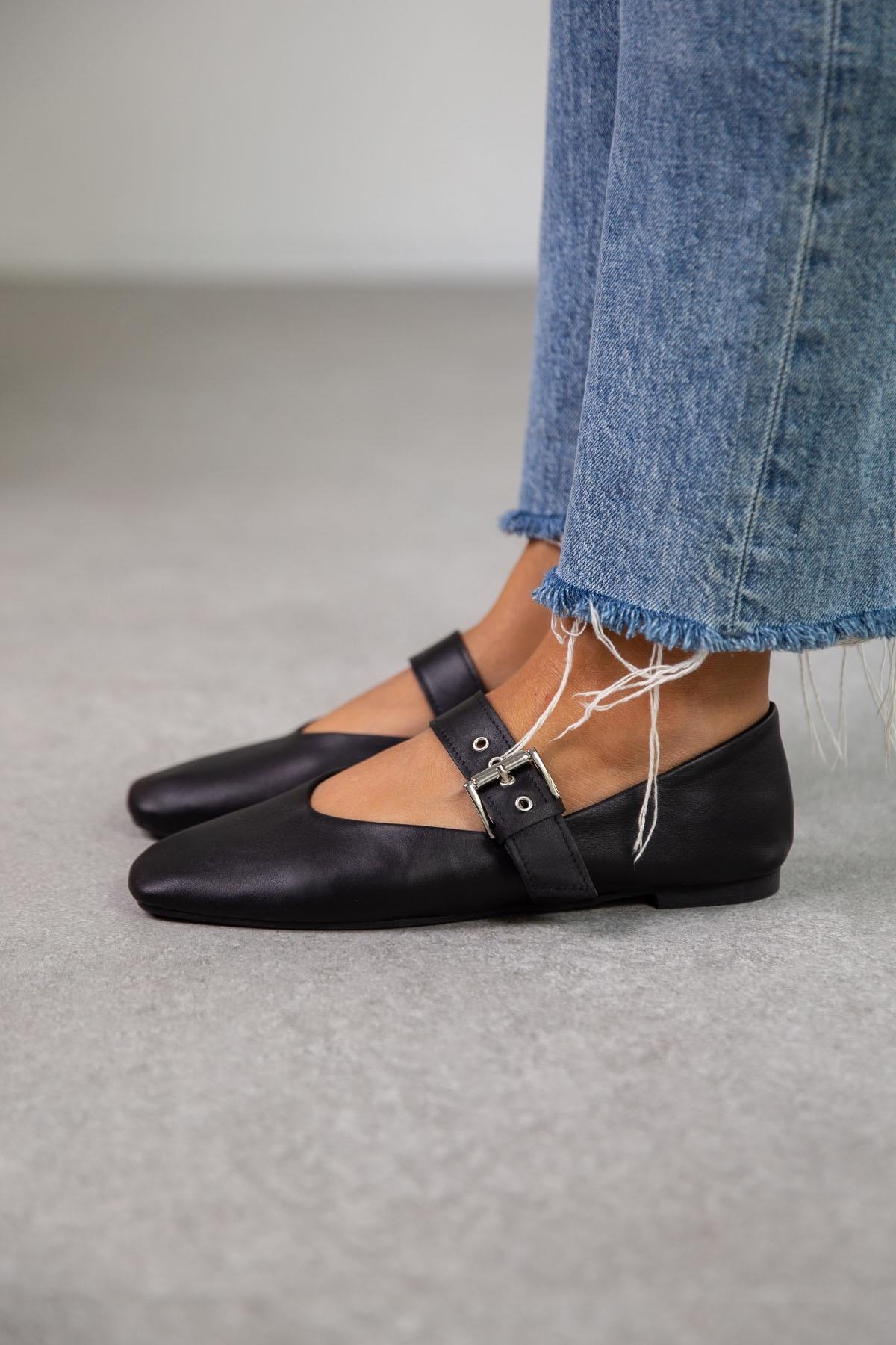 FOX SİYAH DERİ BABET SİYAH DERİ