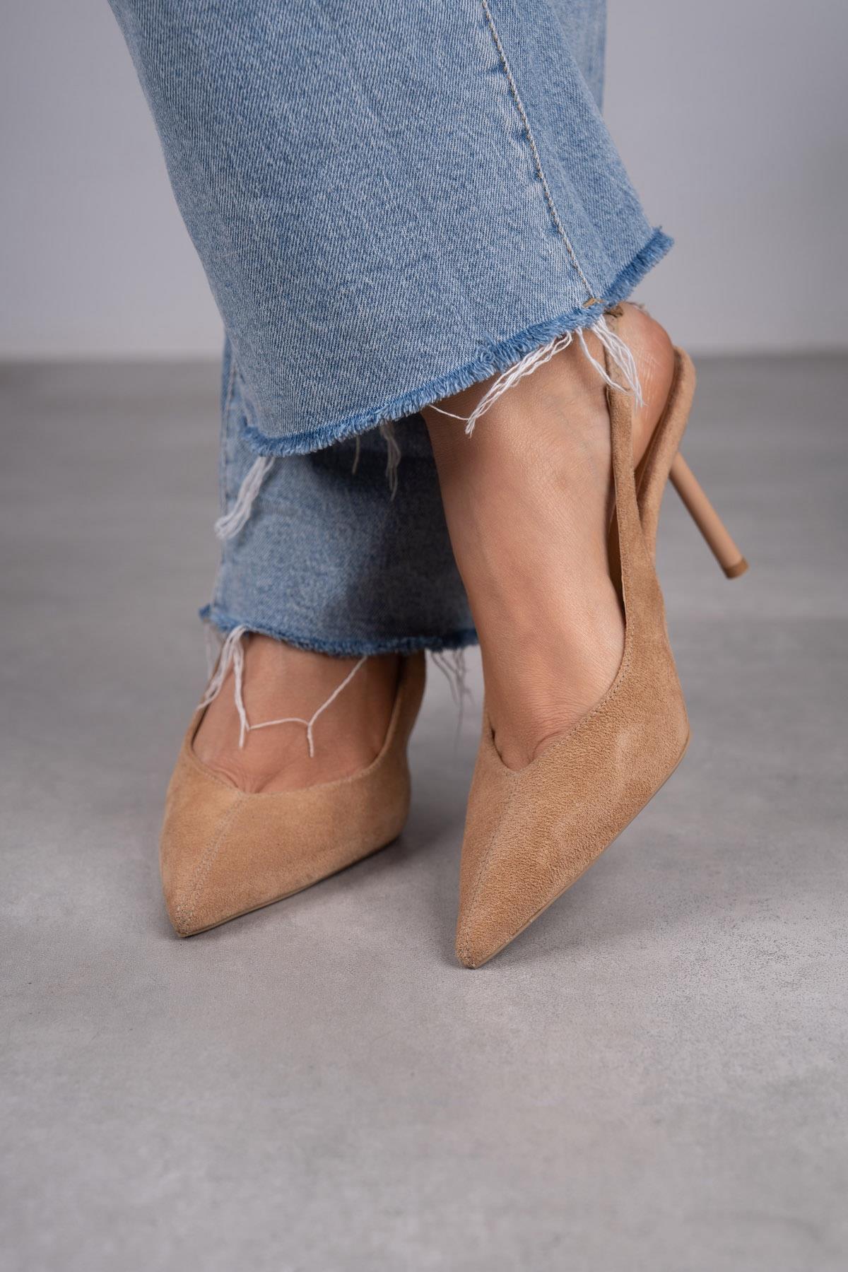 GRACE BEJ SÜET AYAKKABI BEJ SÜET