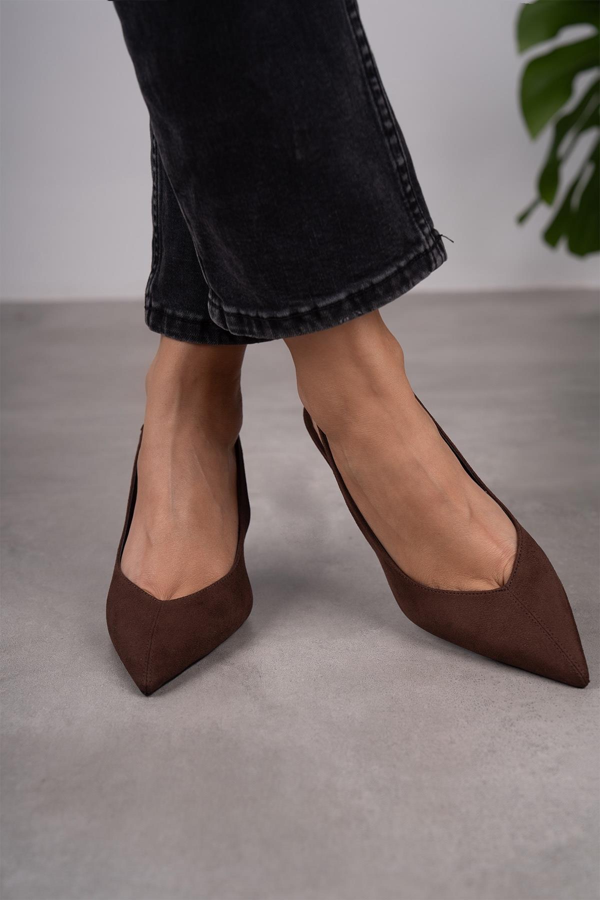 GRACE KAHVE SÜET AYAKKABI KAHVE