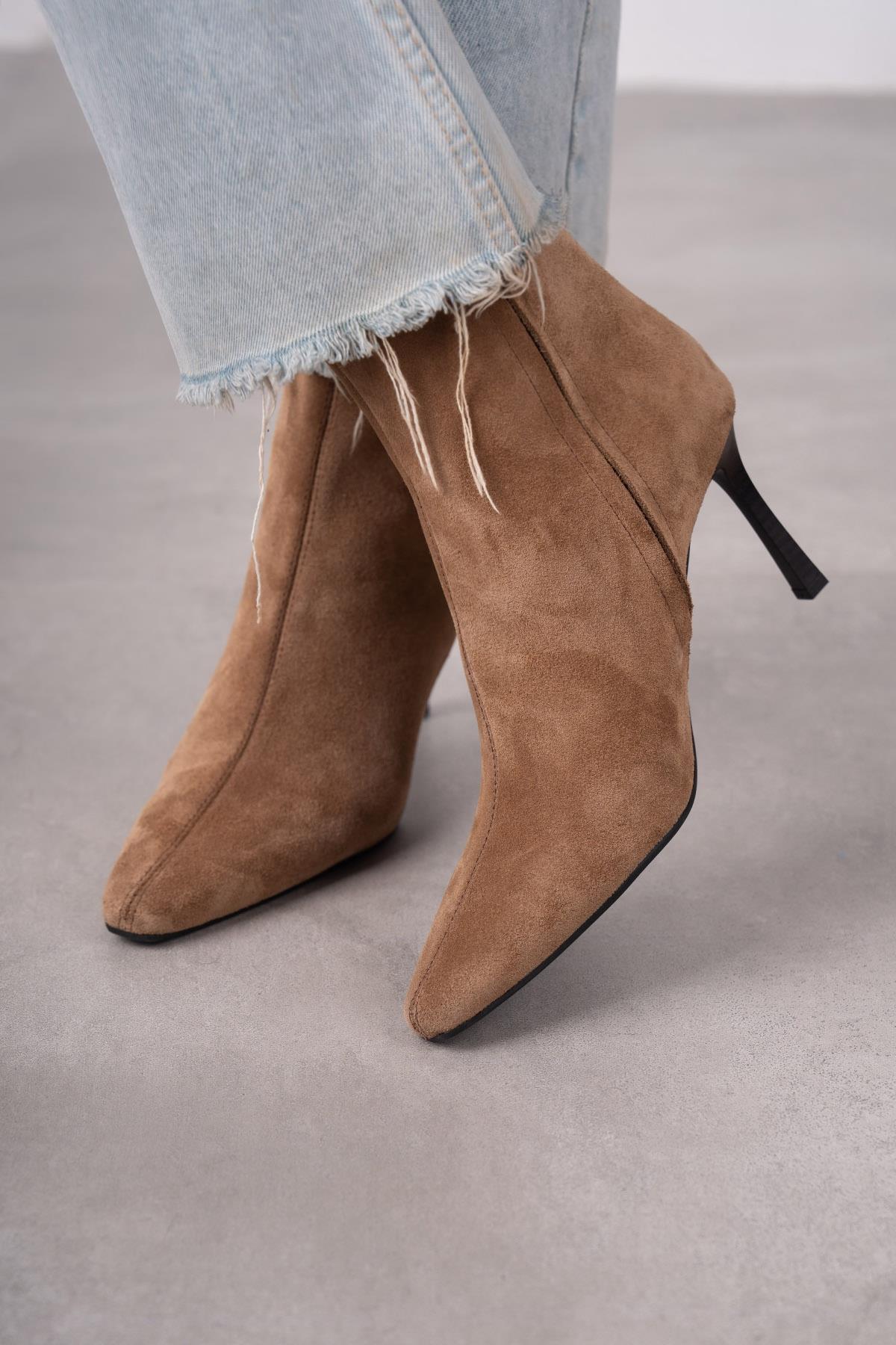 İSABEL AÇIK KAHVE SÜET BOT KAHVE