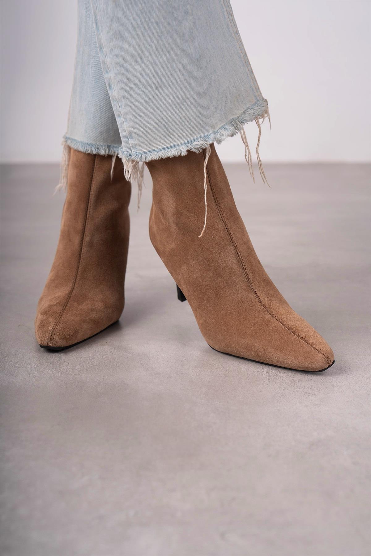 İSABEL AÇIK KAHVE SÜET BOT KAHVE