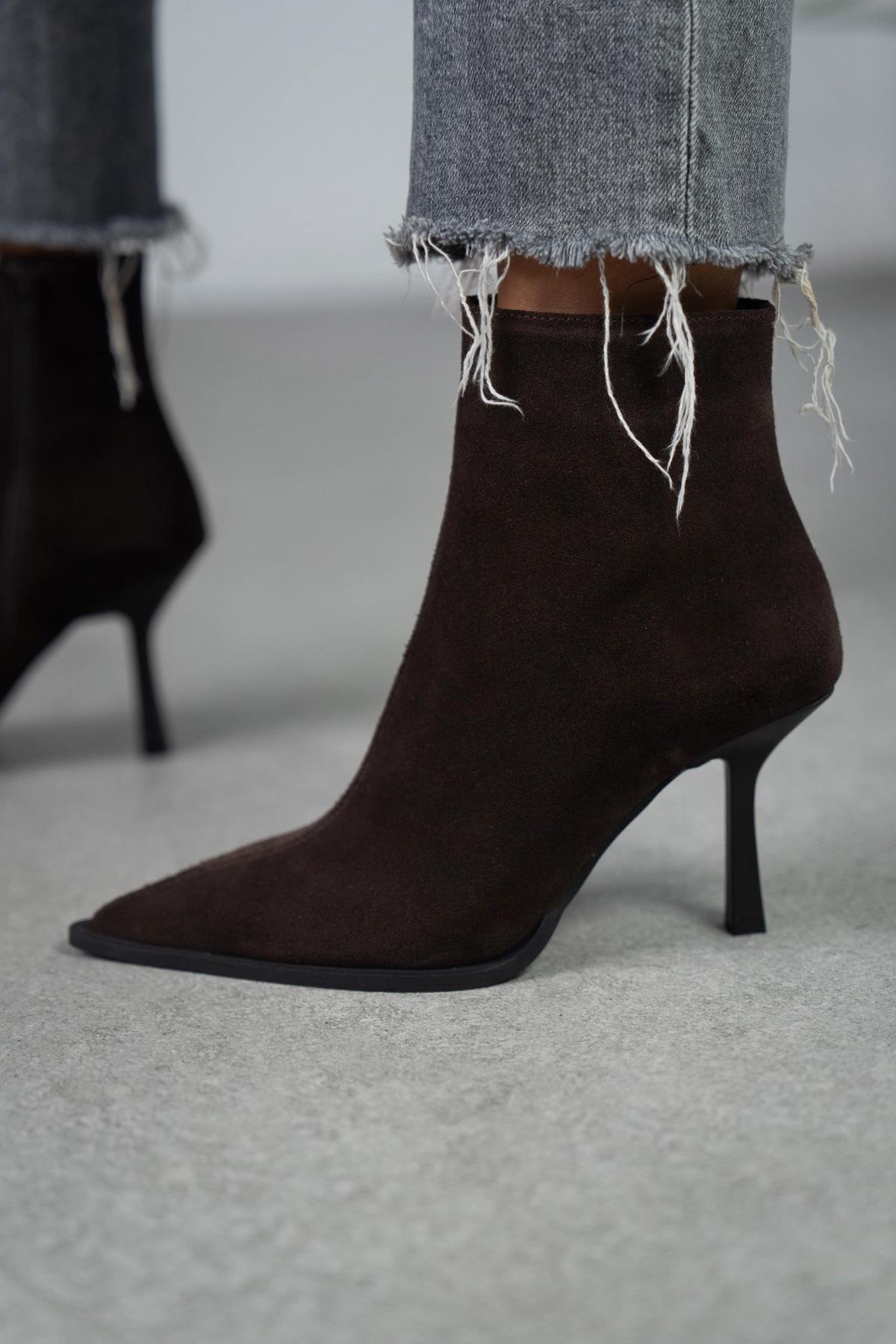 JANET KOYU KAHVE SÜET BOT KAHVE