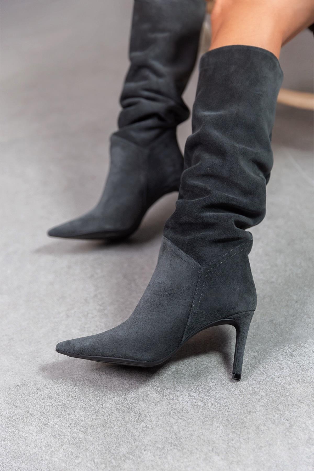 KİSS FÜME SÜET ÇİZME FÜME