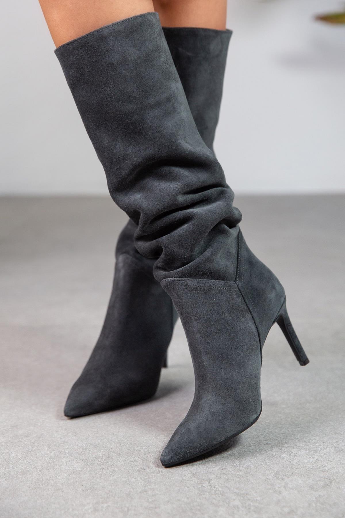 KİSS FÜME SÜET ÇİZME FÜME