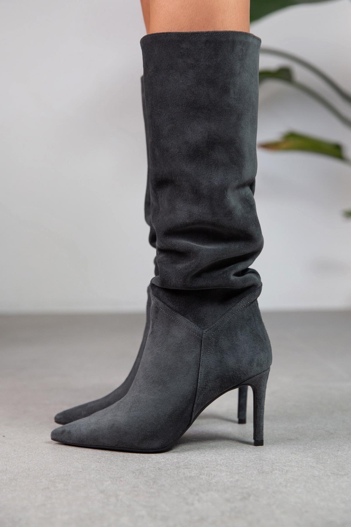 KİSS FÜME SÜET ÇİZME FÜME