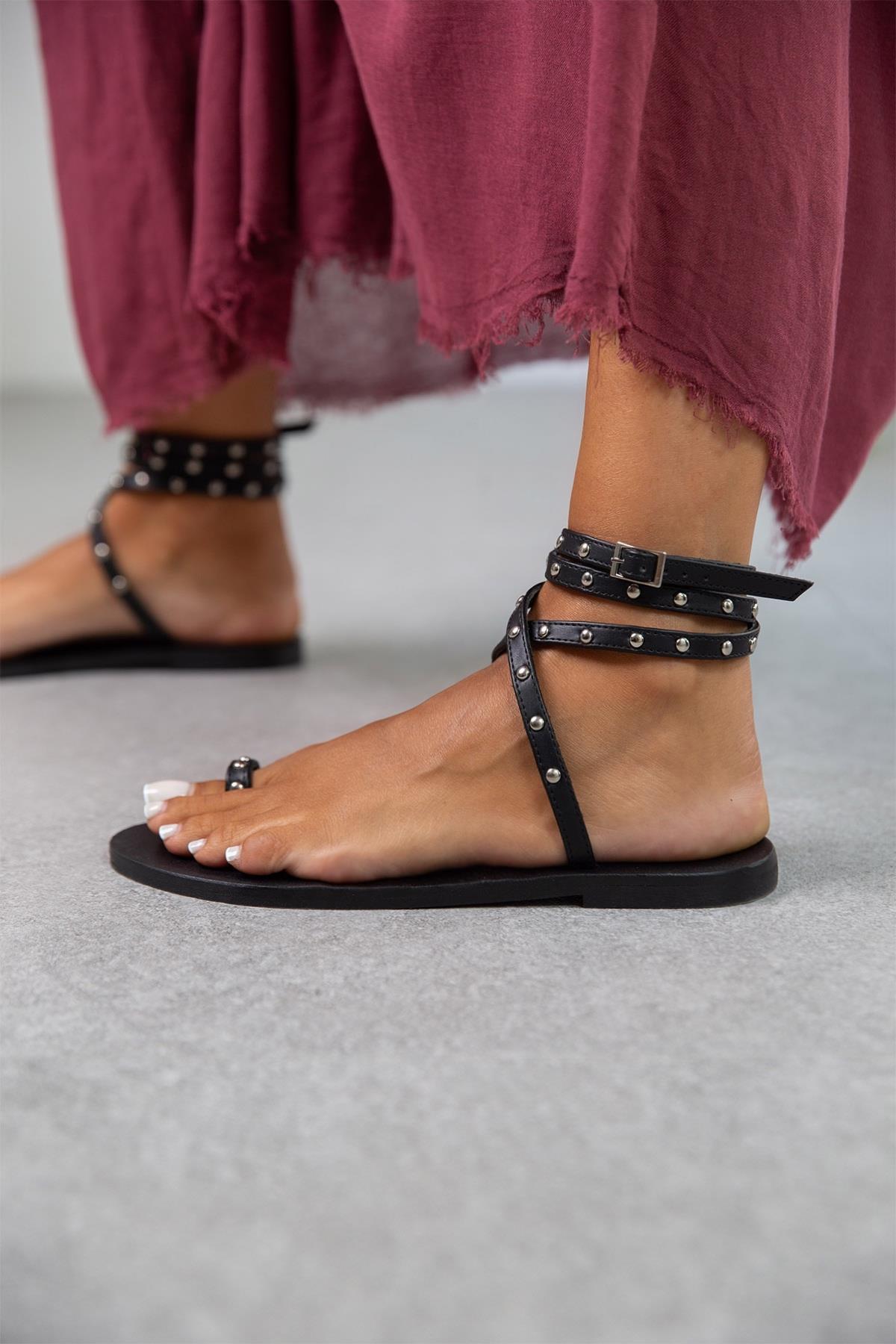 KYLİE SİYAH SANDALET SİYAH