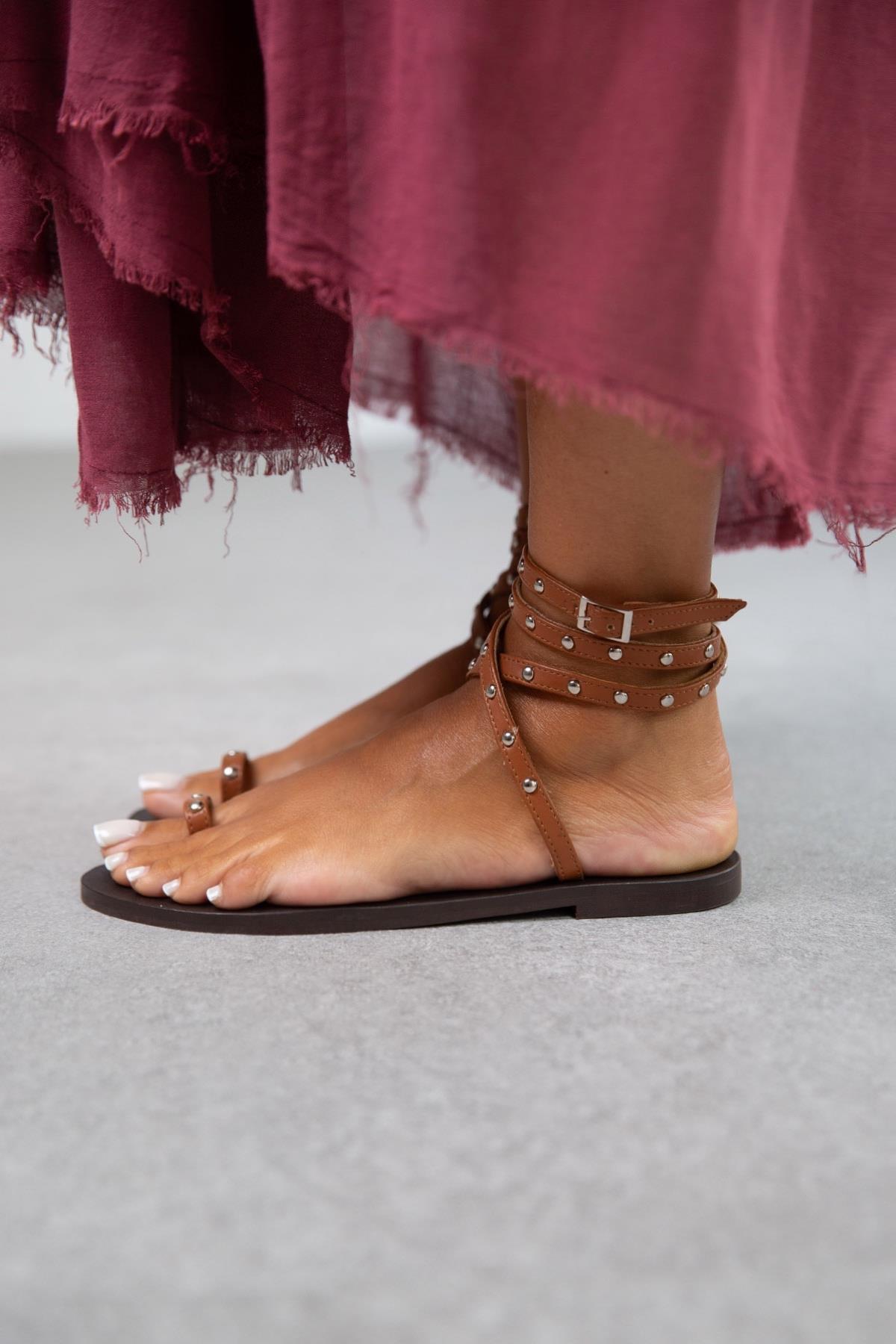 KYLİE TABA SANDALET TABA